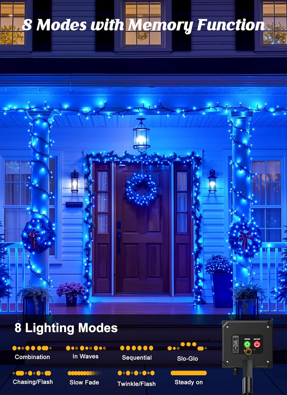 brightown-2-pack-total-80ft-200-led-solar-powered-string-lights-with-8-modes-for image 3