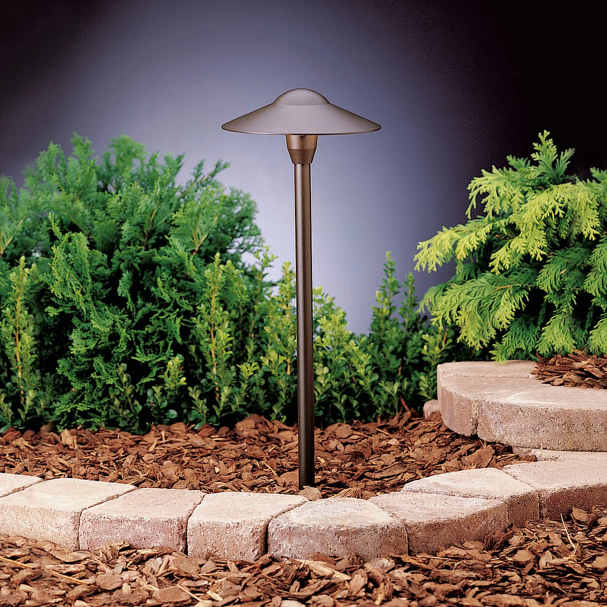 kichler-8-outdoor-led-path-light-textured-architectural-bronze-12v-low-voltage-m image 4