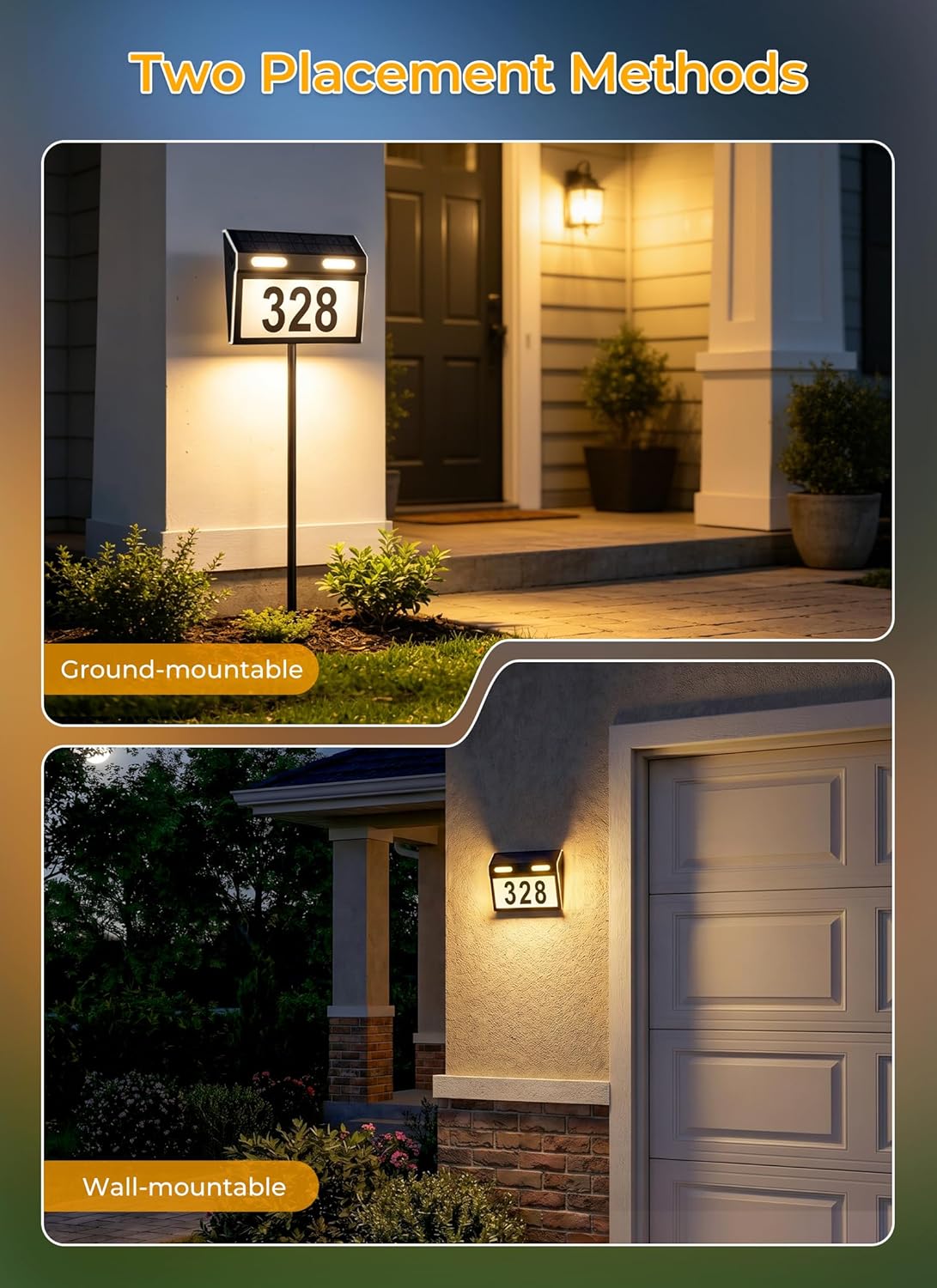 brightown-solar-powered-address-sign-for-house-number-3-colors-black-frame-ip65- image 6