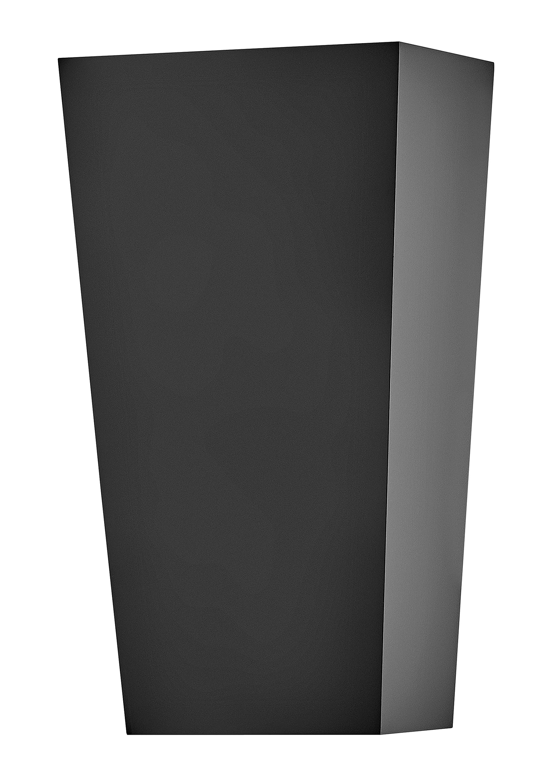 hinkley-cruz-small-wall-mount-outdoor-lantern-composite-with-led-bulbs-black-fin image 2