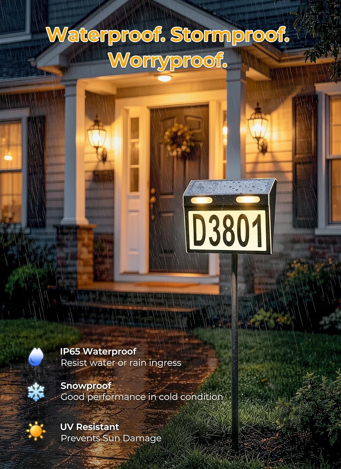 brightown-solar-powered-address-sign-for-house-number-3-colors-black-frame-ip65- image 4