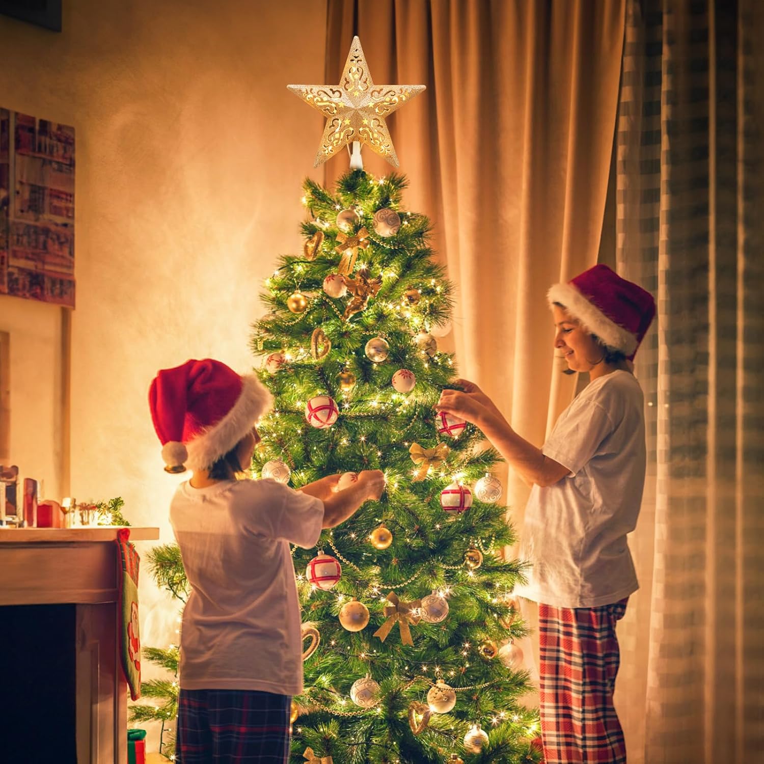 brightown-8-inch-lighted-3d-star-christmas-tree-topper-with-10-built-in-bulbs-go image 4