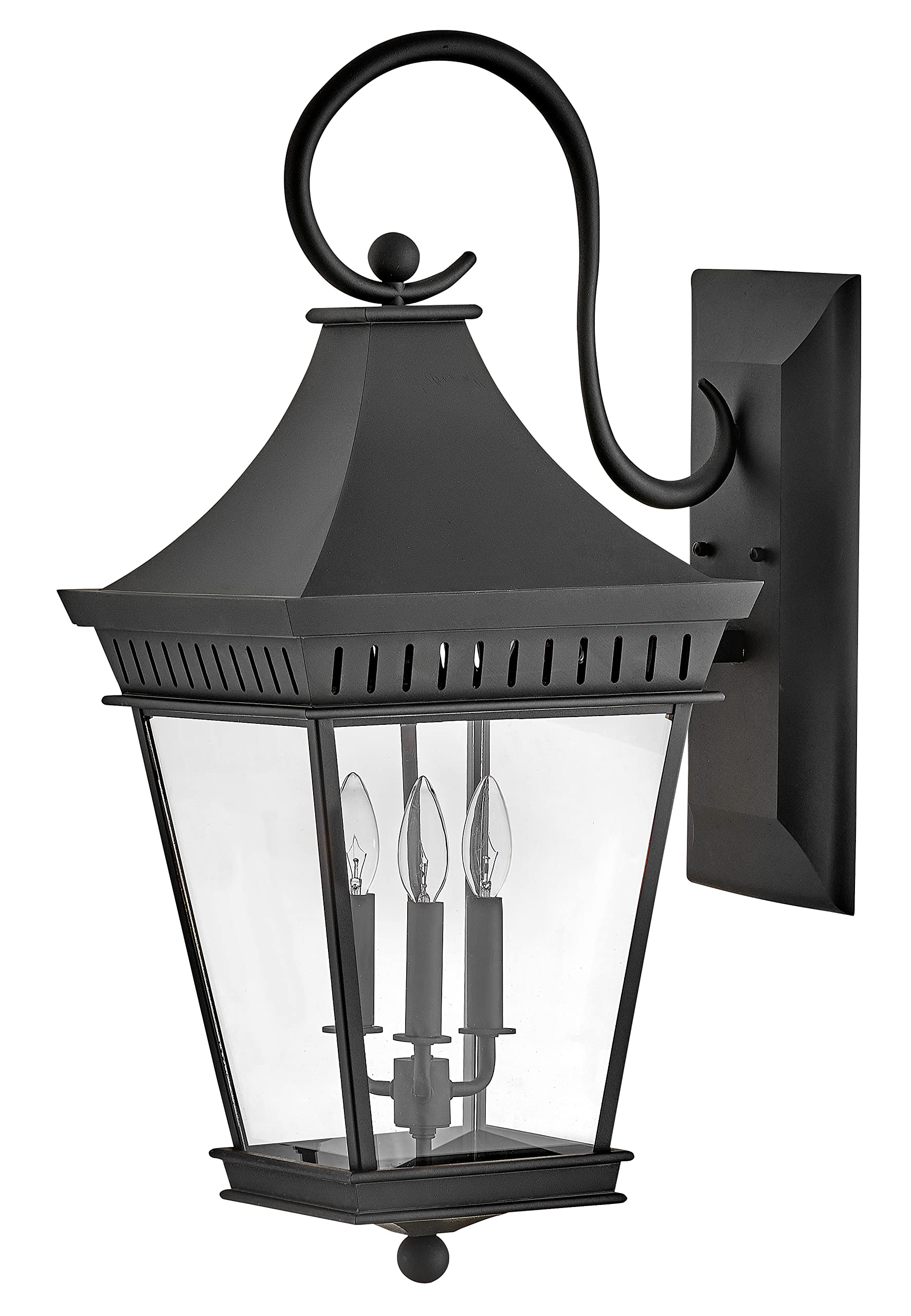 hinkley-chapel-hill-three-light-wall-mount-outdoor-lantern-traditional-aluminum- image 2