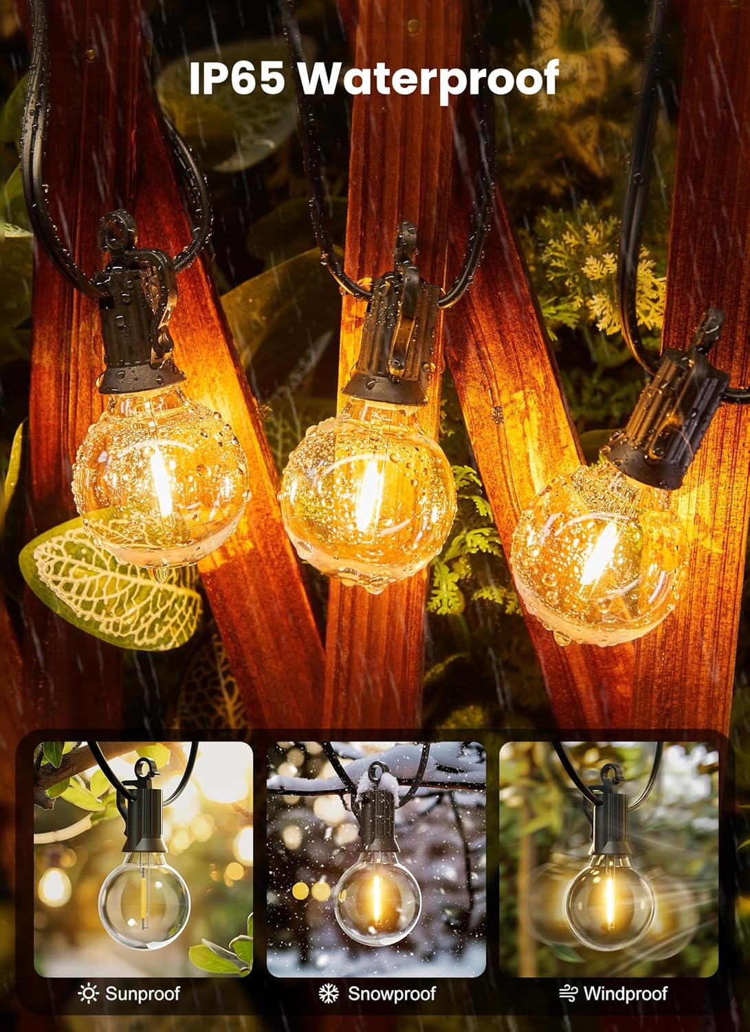 brightown-g40-50ft-plug-in-25-led-bulbs-string-lights-for-patio-garden-cafe-wedd image 2