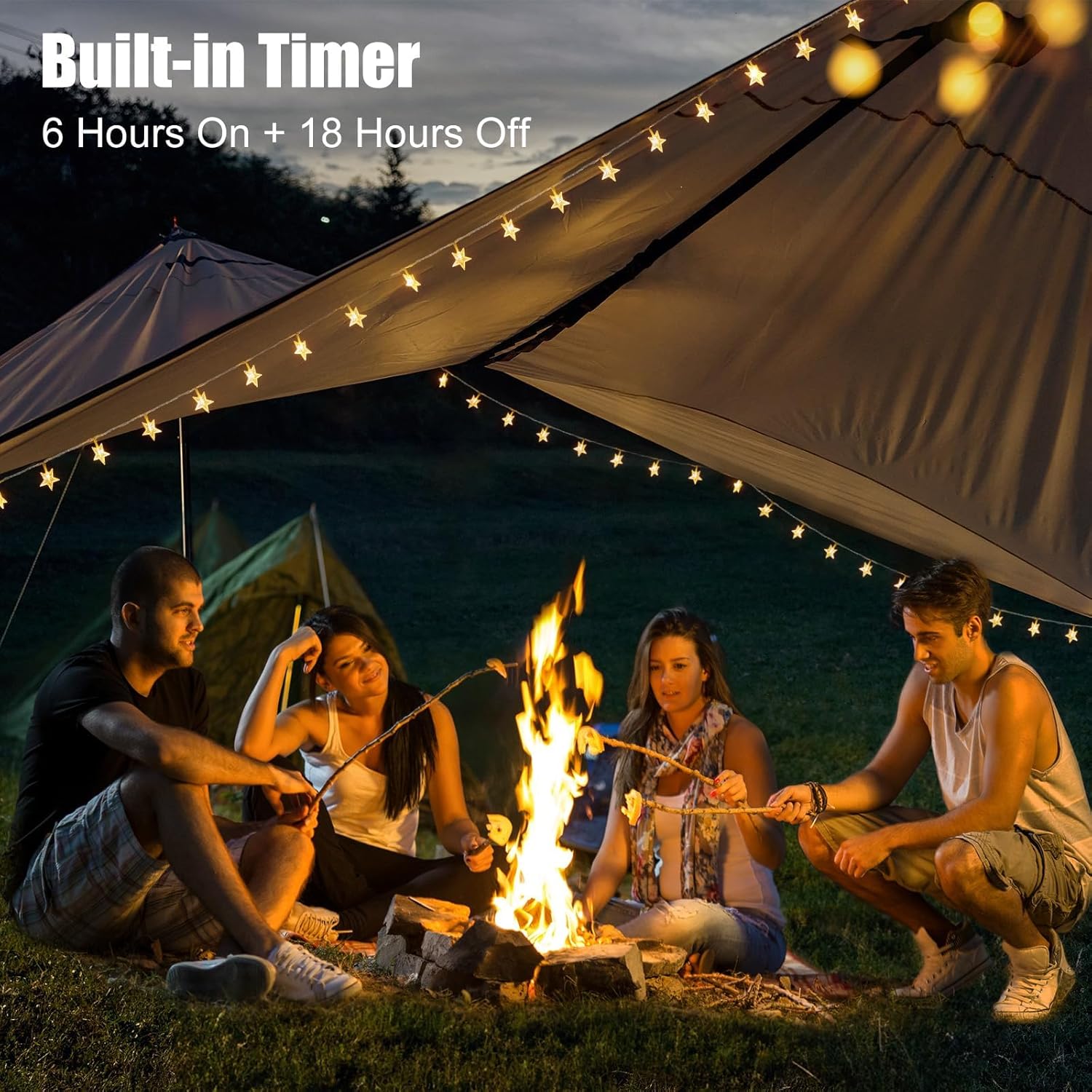 brightown-17ft-50-led-battery-operated-star-string-lights-with-remote-timer-warm image 8