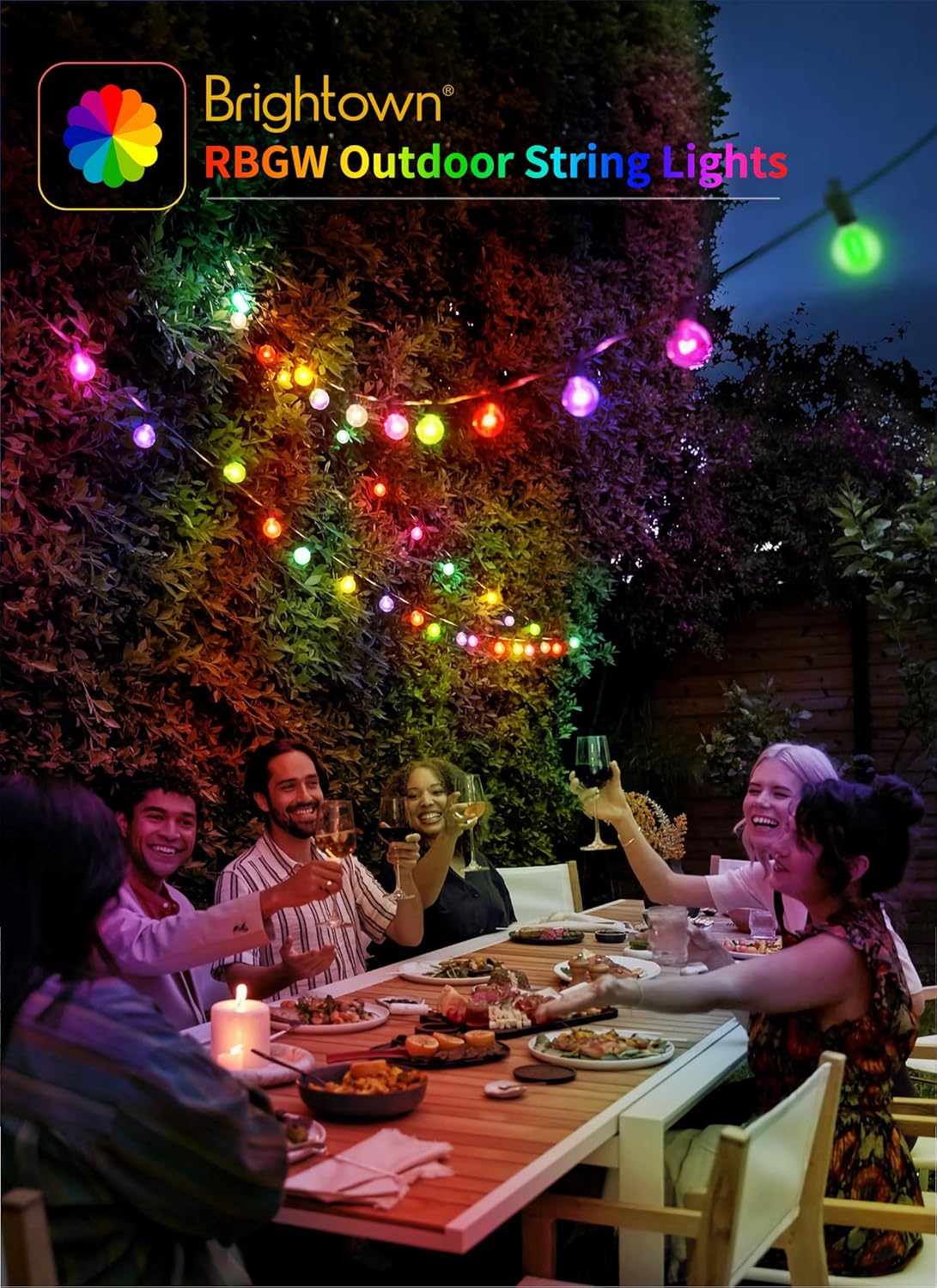 brightown-g40-58ft-plug-in-27-led-bulbs-string-lights-with-remote-multicolor-rgb image 7