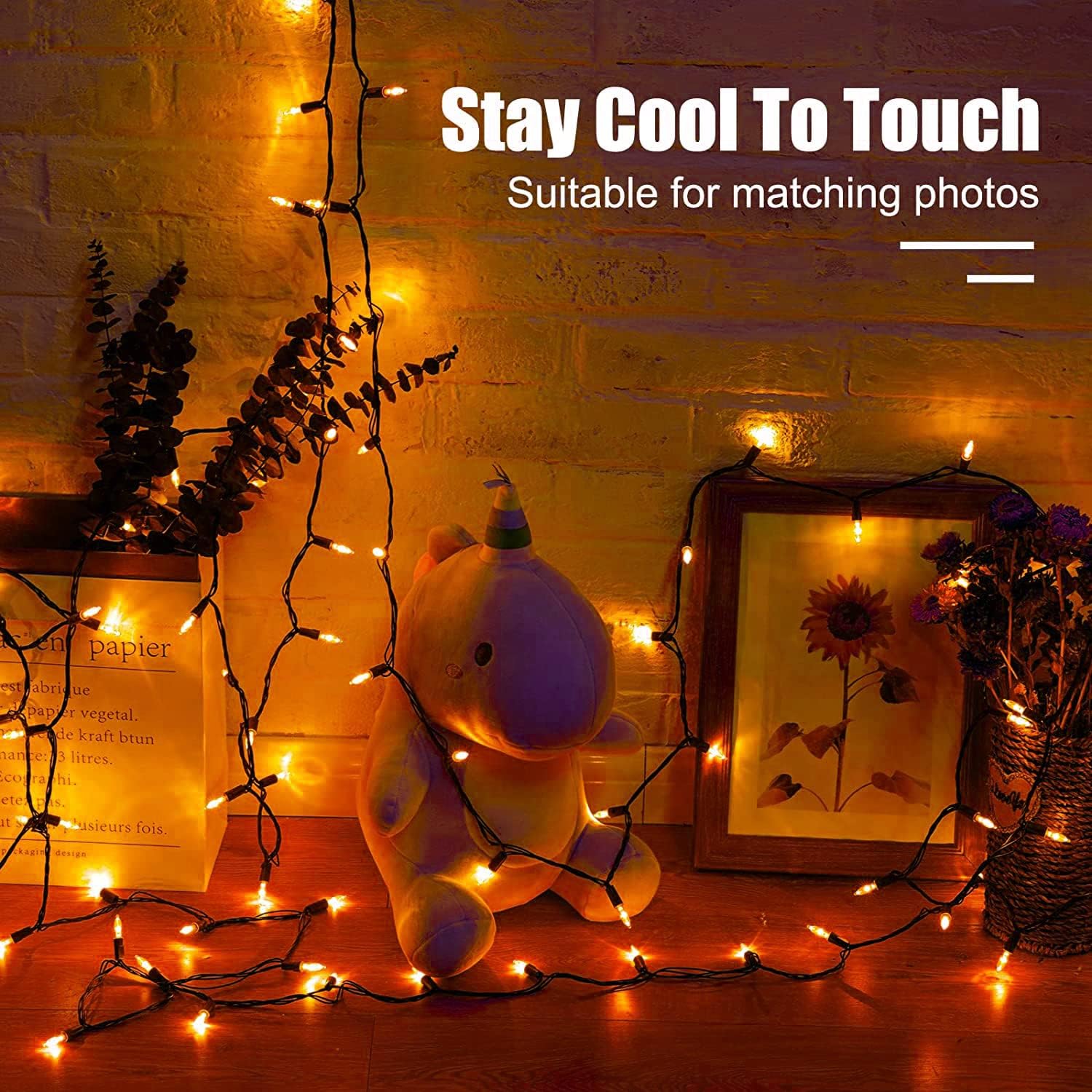 brightown-2-pack-39ft-plug-in-100-led-mini-string-lights-orange-halloween-decor- image 4
