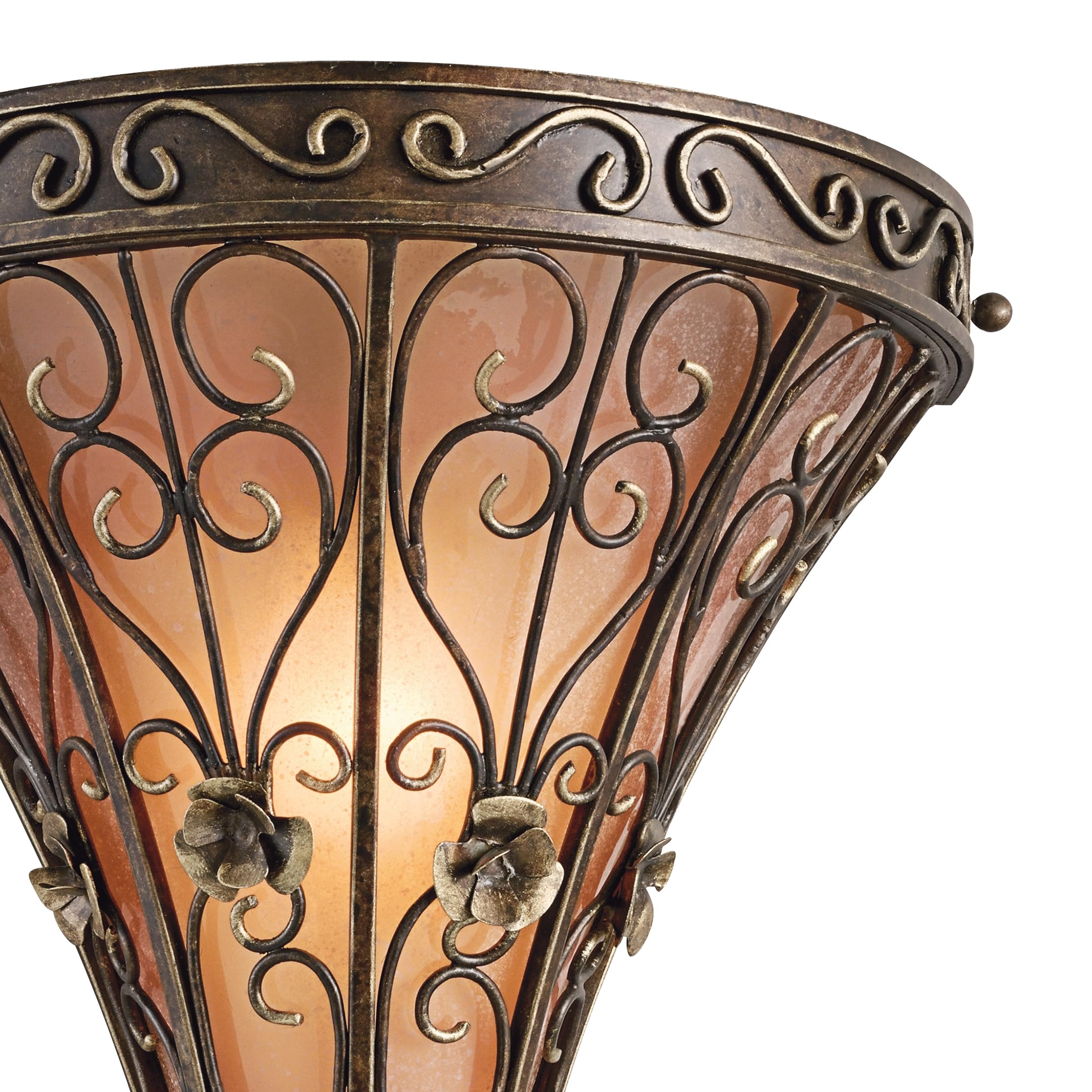 kichler-marchesa-1-light-wall-sconce-in-terrene-bronze-with-satin-etched-umber-s image 6