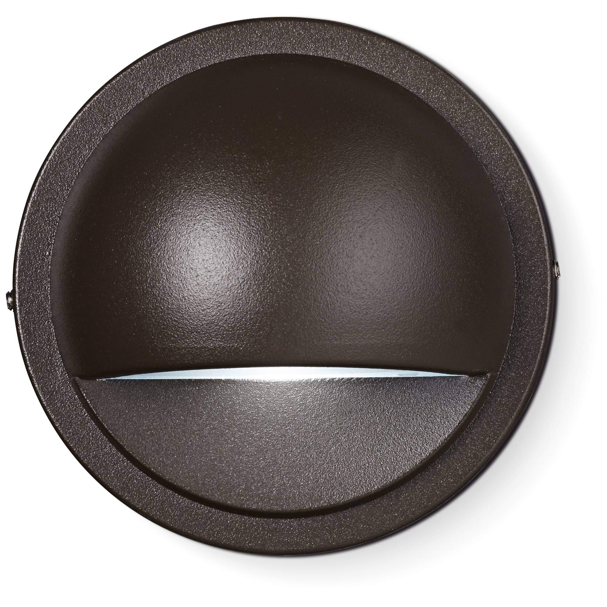 kichler-half-moon-led-deck-light-architectural-bronze-3000k-low-voltage-15764azt image 1