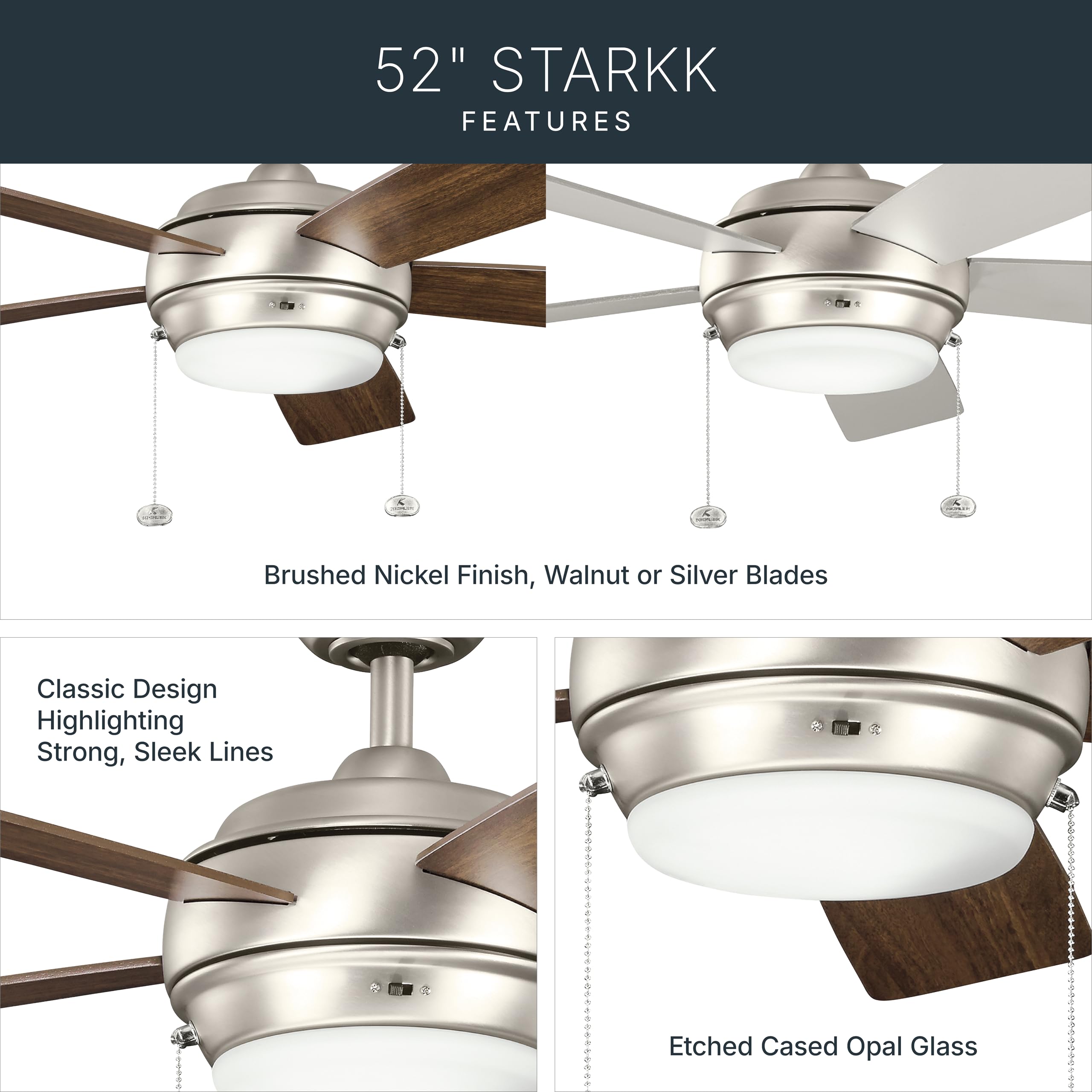 kichler-starkk-52-ceiling-fan-with-led-light-brushed-nickel-reversible-blades image 5