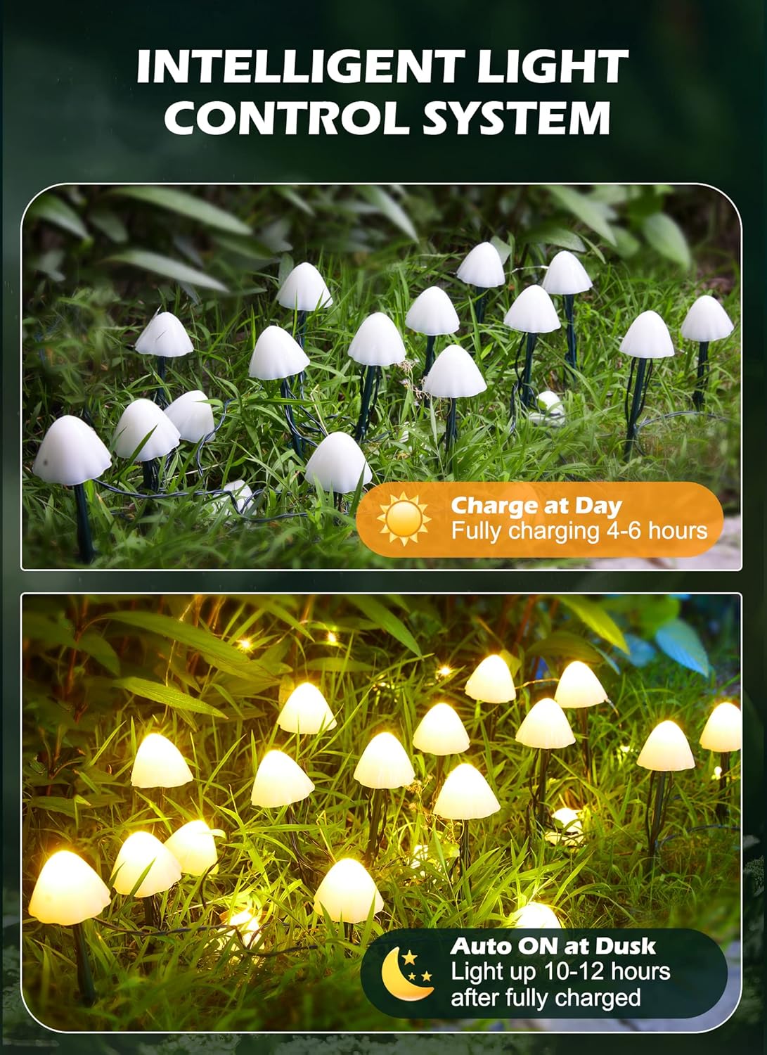 brightown-solar-powered-20-led-mushroom-string-lights-with-adjustable-solar-pane image 4