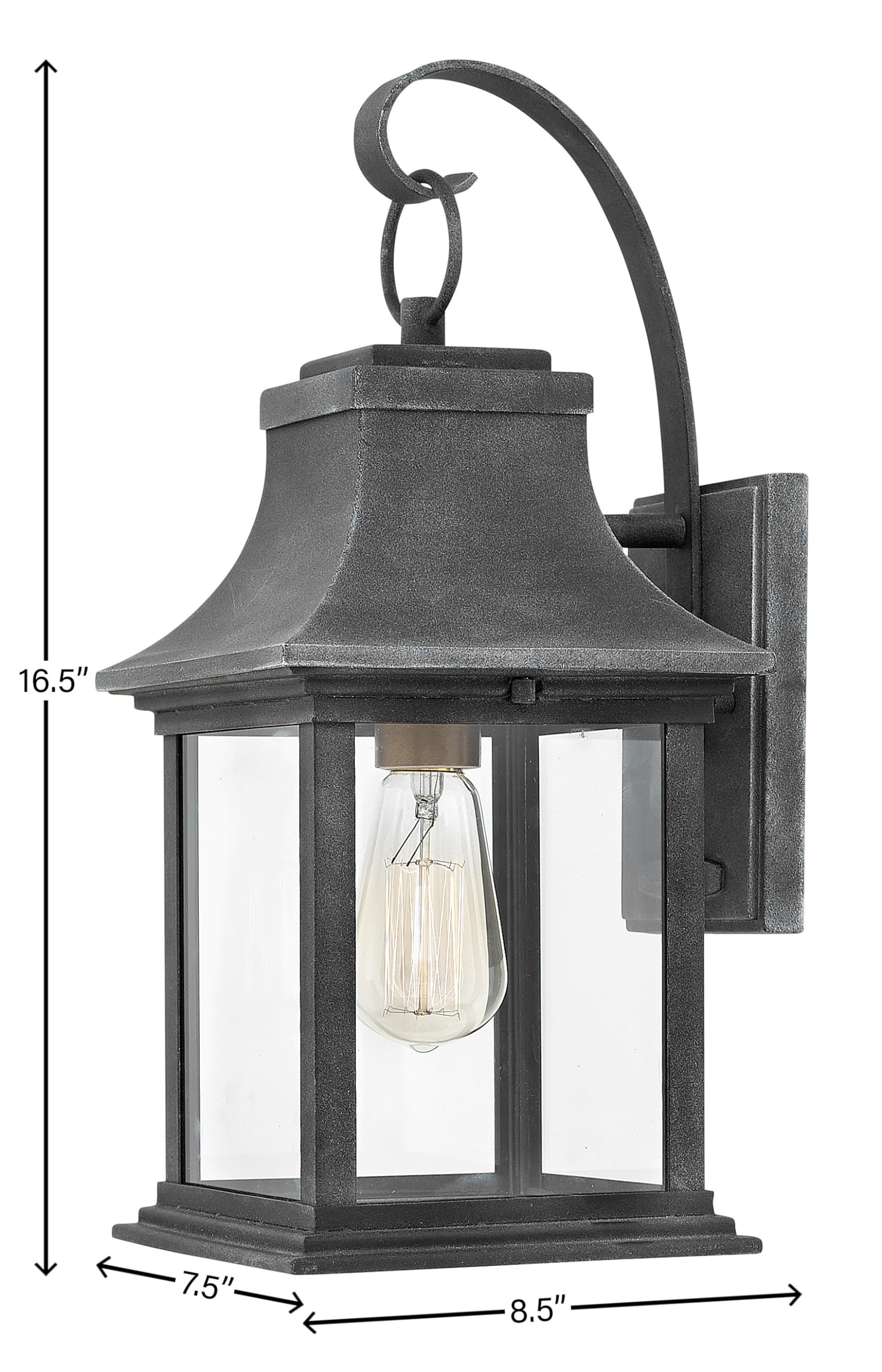 hinkley-adair-single-light-outdoor-wall-mount-lantern-rustic-farmhouse-style-age image 2