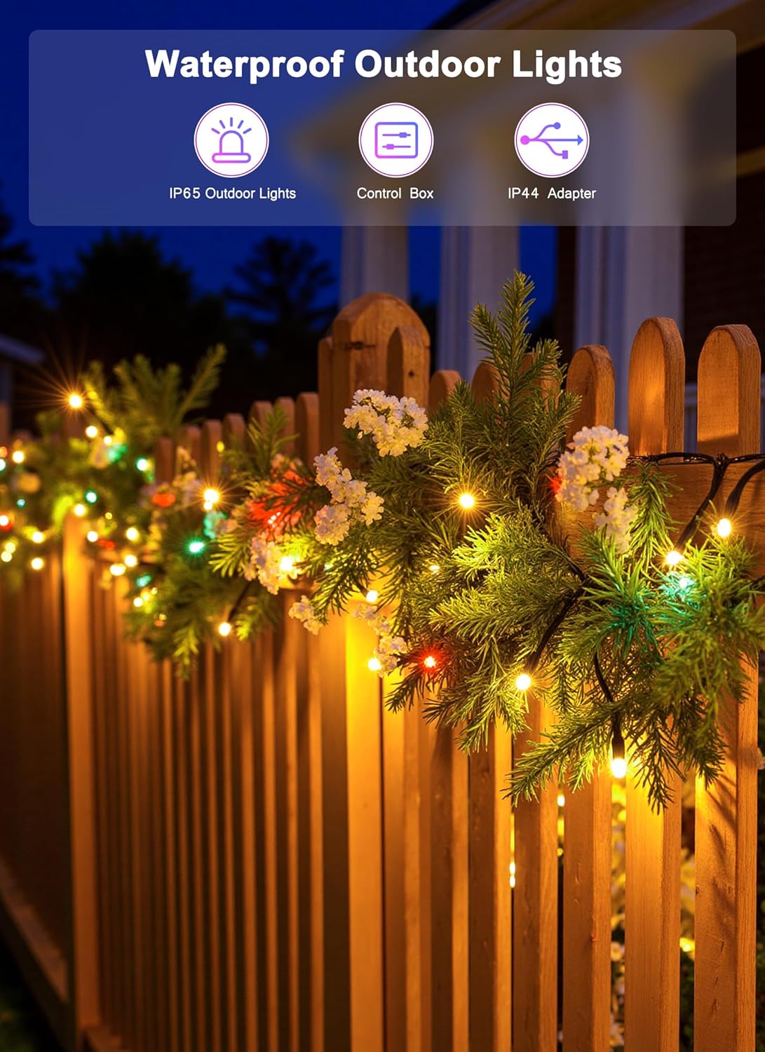 brightown-82ft-smart-rgb-string-lights-app-controlled-16-million-colors-dimmable image 4