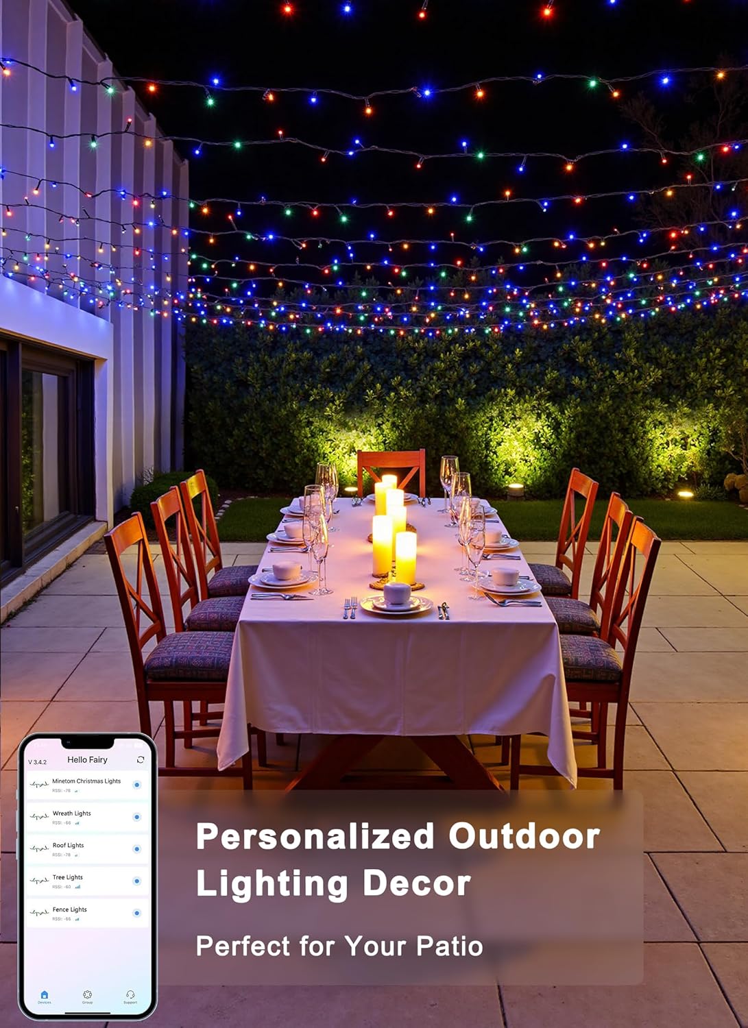brightown-82ft-smart-rgb-string-lights-app-controlled-16-million-colors-dimmable image 5