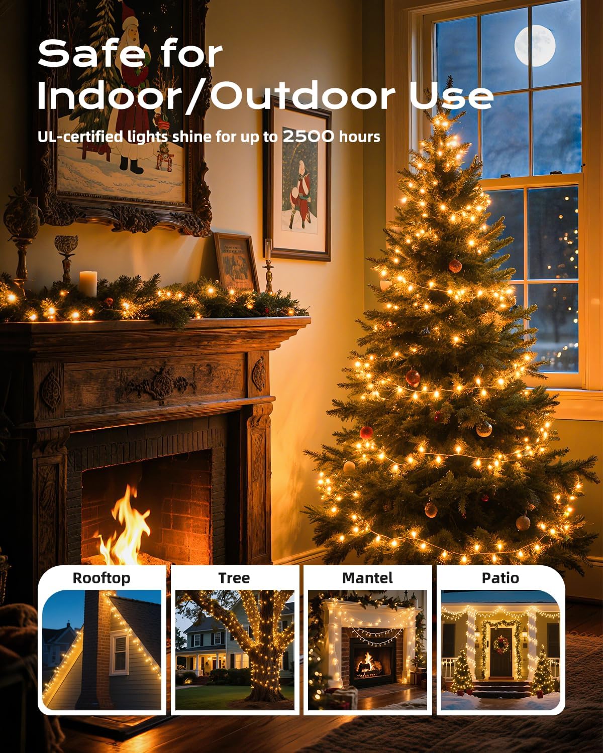 brightown-20ft-100-led-plug-in-clear-mini-incandescent-bulbs-string-light-for-ch image 5