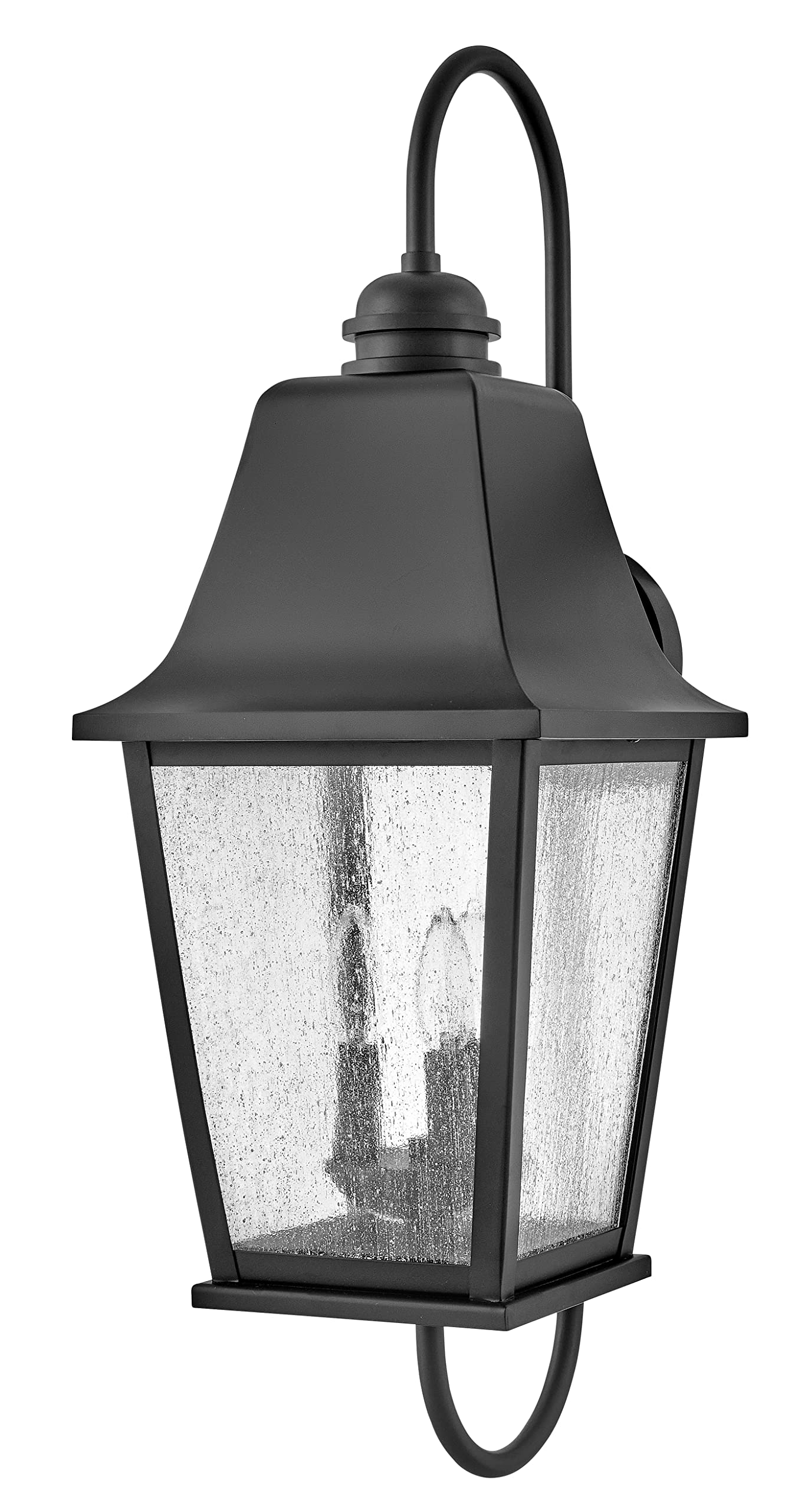 hinkley-kingston-large-wall-mount-lantern-oversized-sweeping-roof-clear-seedy-gl image 2