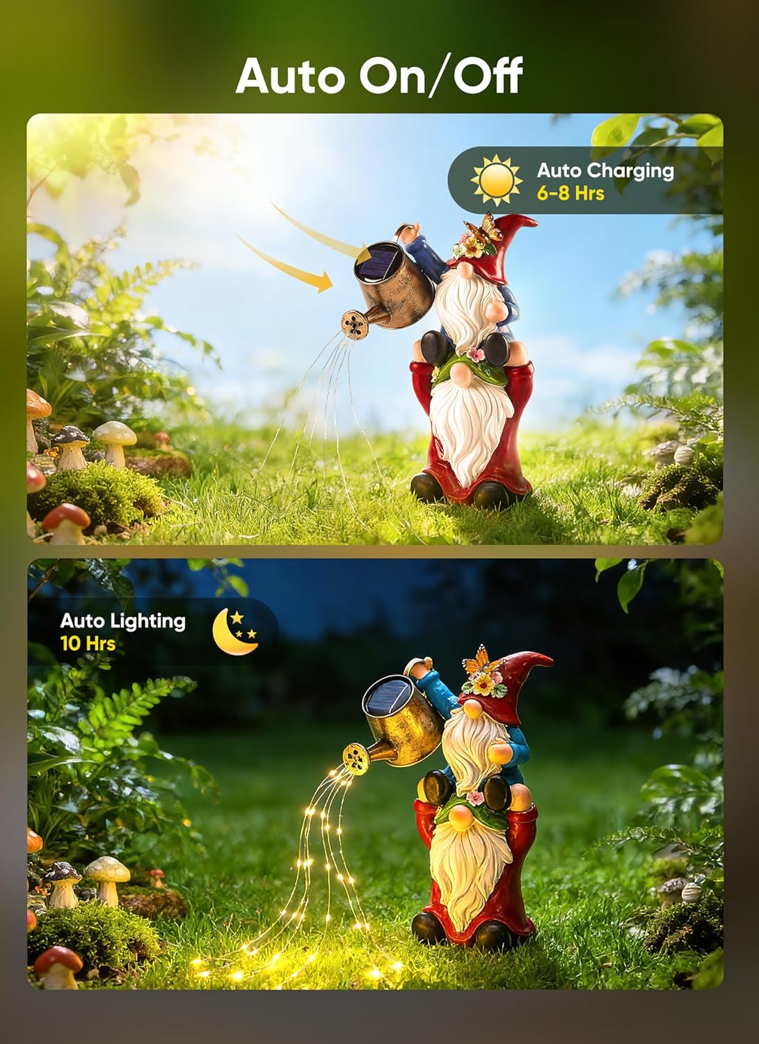 brightown-solar-gnome-statue-with-watering-can-light-garden-decoration-solar-pow image 3