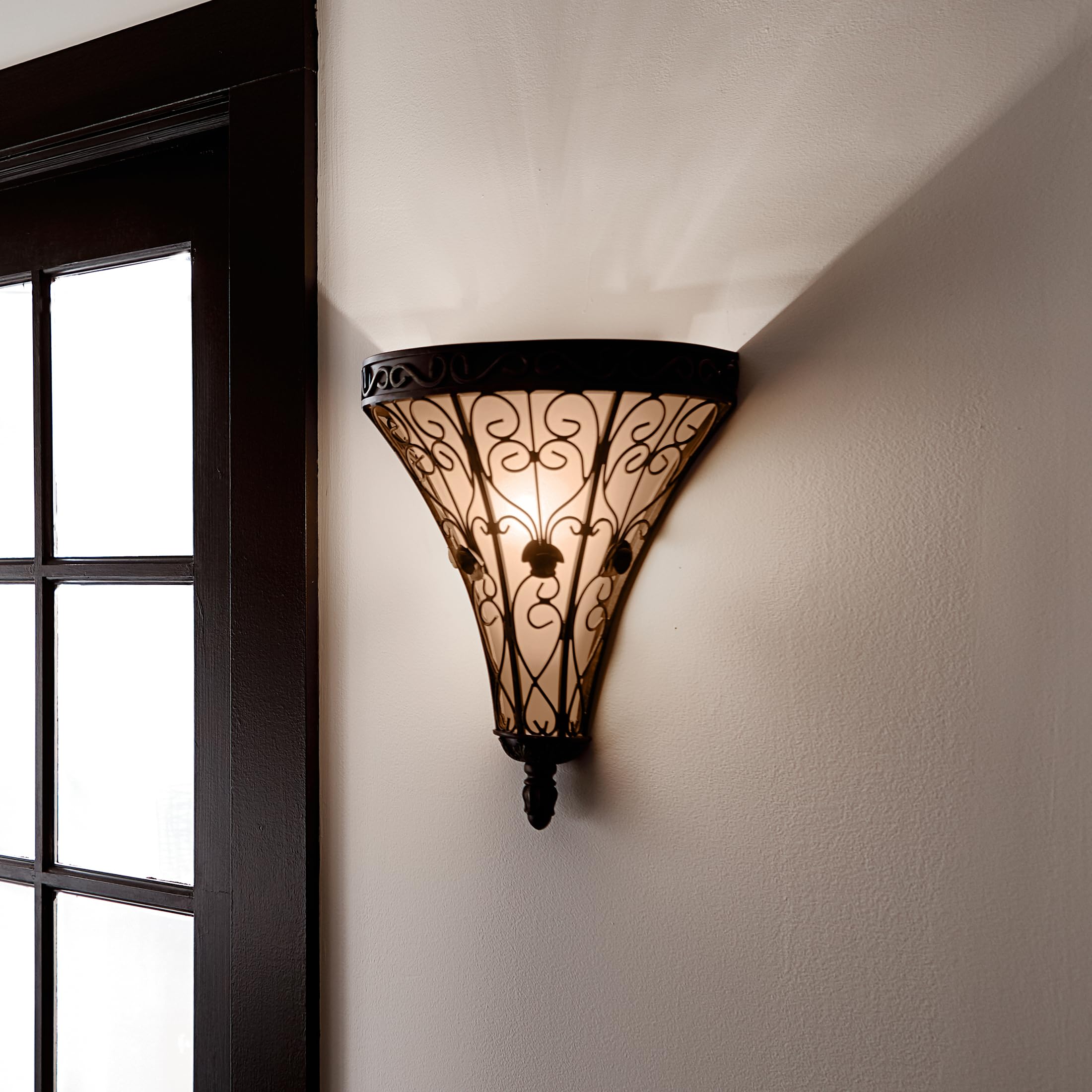 kichler-marchesa-1-light-wall-sconce-in-terrene-bronze-with-satin-etched-umber-s image 4