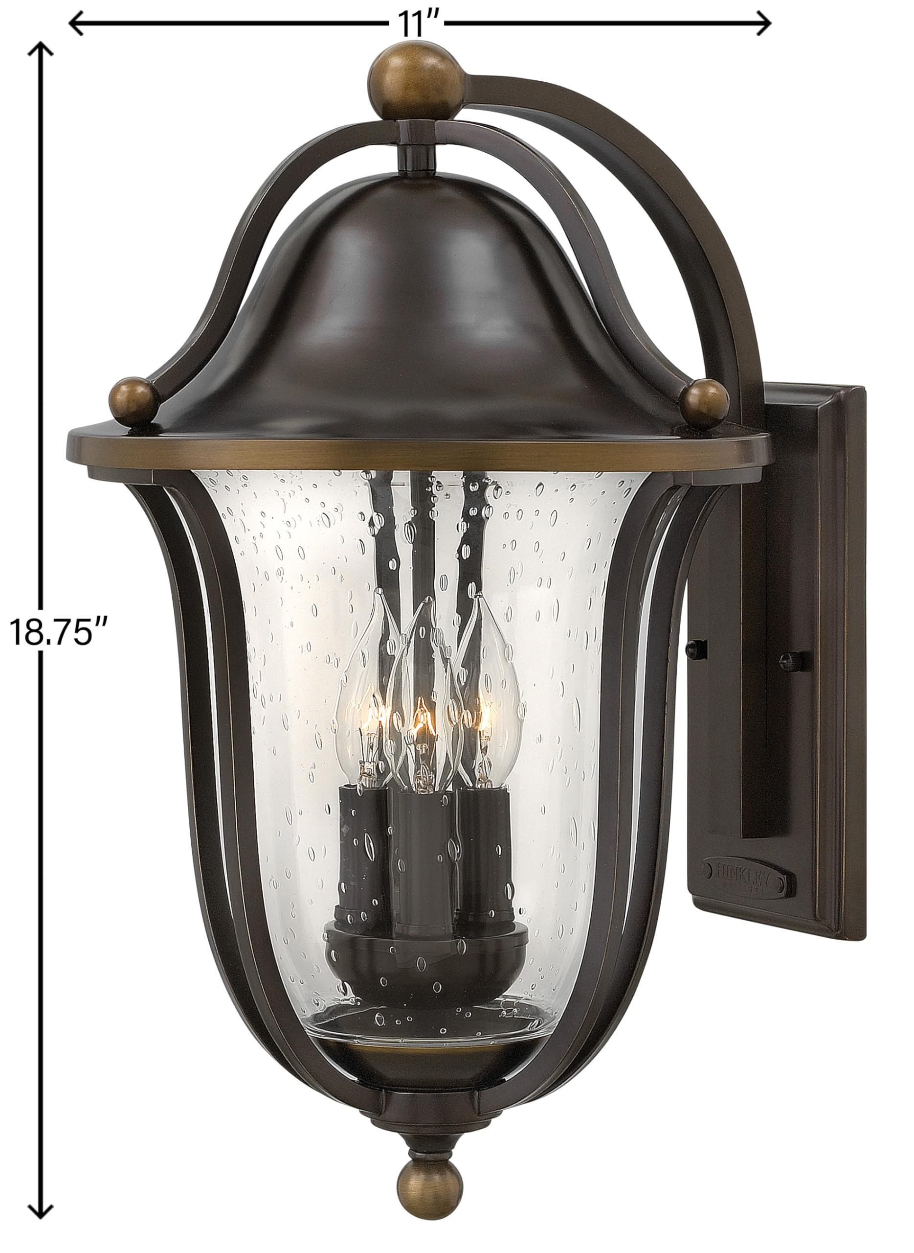 hinkley-bolla-2645ob-solid-brass-outdoor-wall-lantern-olde-bronze-120v-3-light image 5