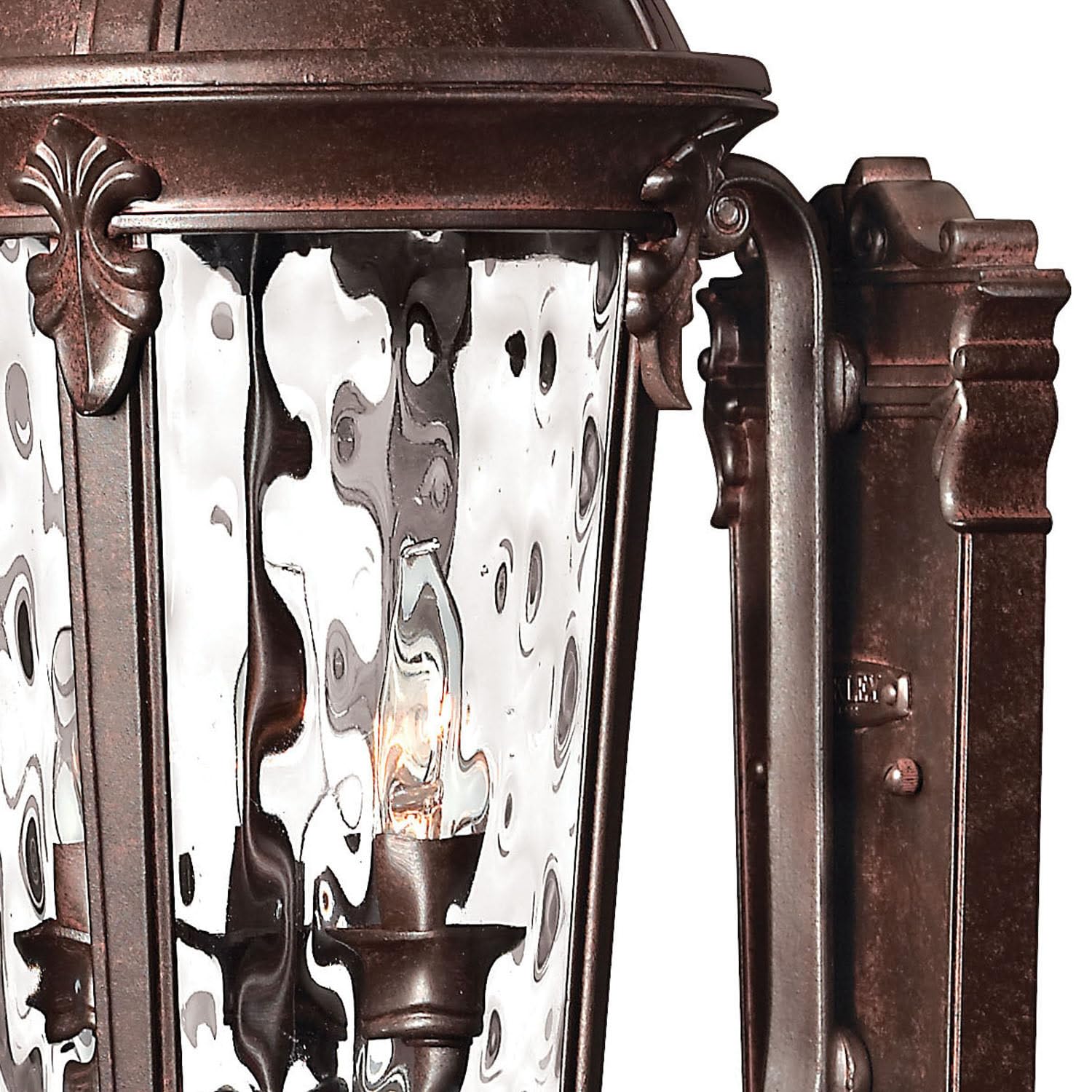 hinkley-windsor-medium-three-light-outdoor-wall-mount-river-rock-finish image 3