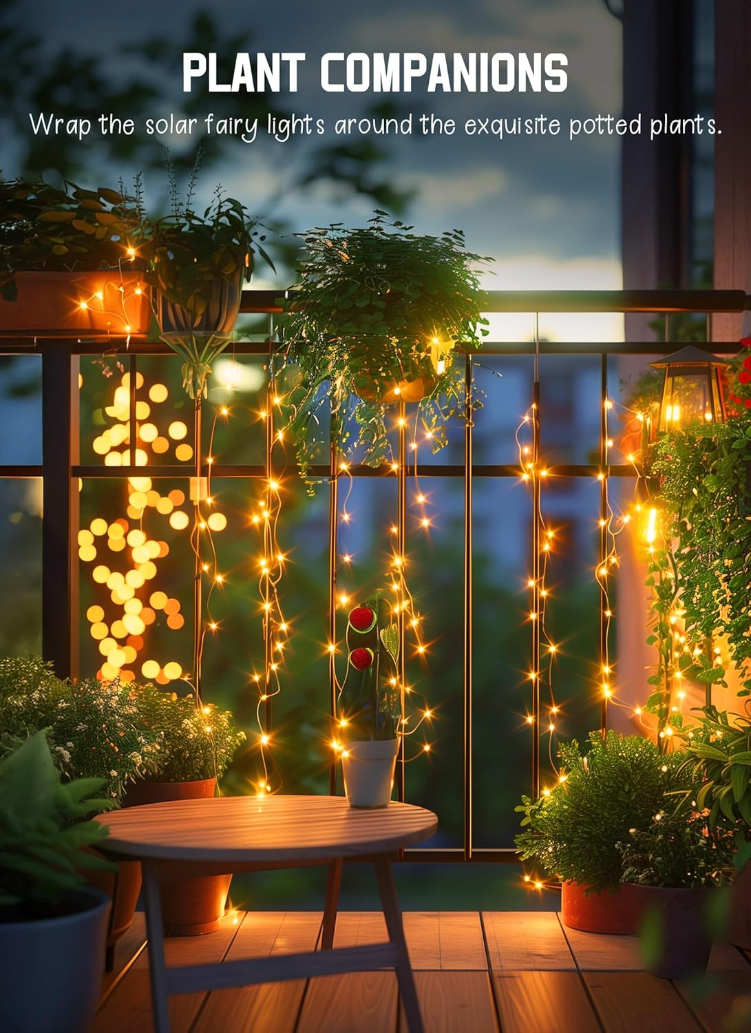 brightown-132ft-400-led-solar-powered-fairy-string-lights-2-pack-8-modes-warm-wh image 6