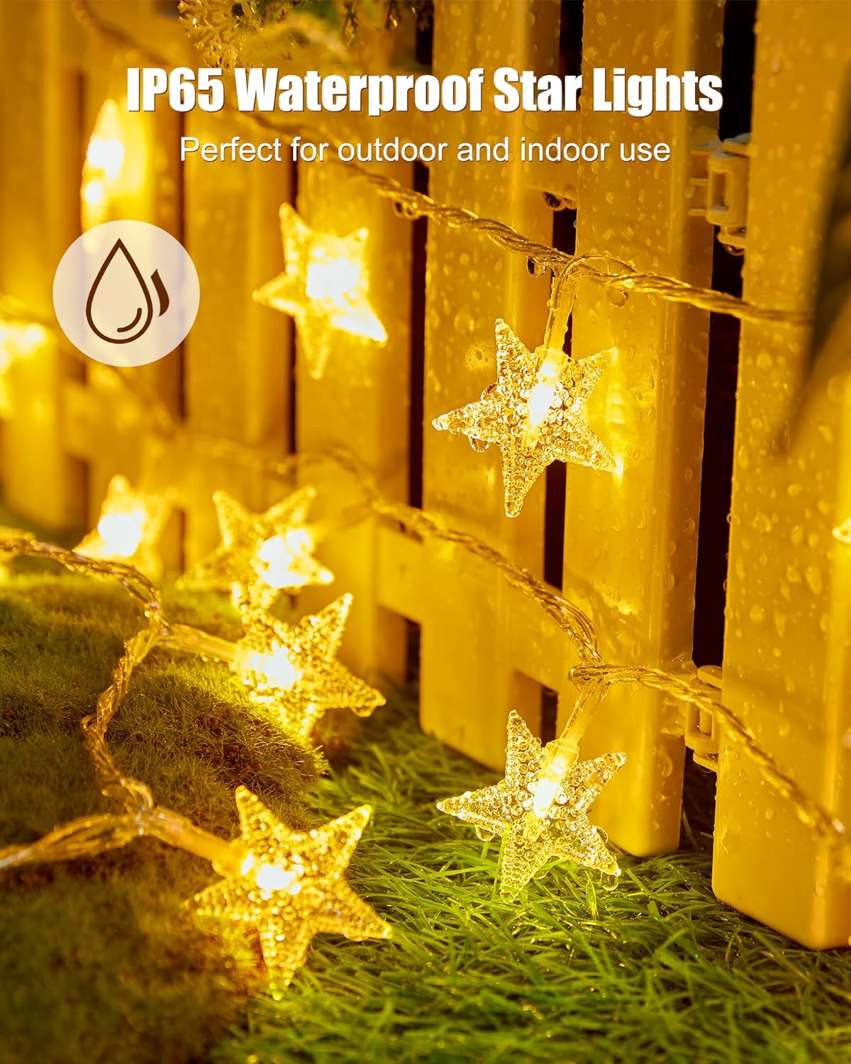 brightown-66ft-plug-in-200-led-warm-white-stars-string-lights-with-remote-for-ho image 5