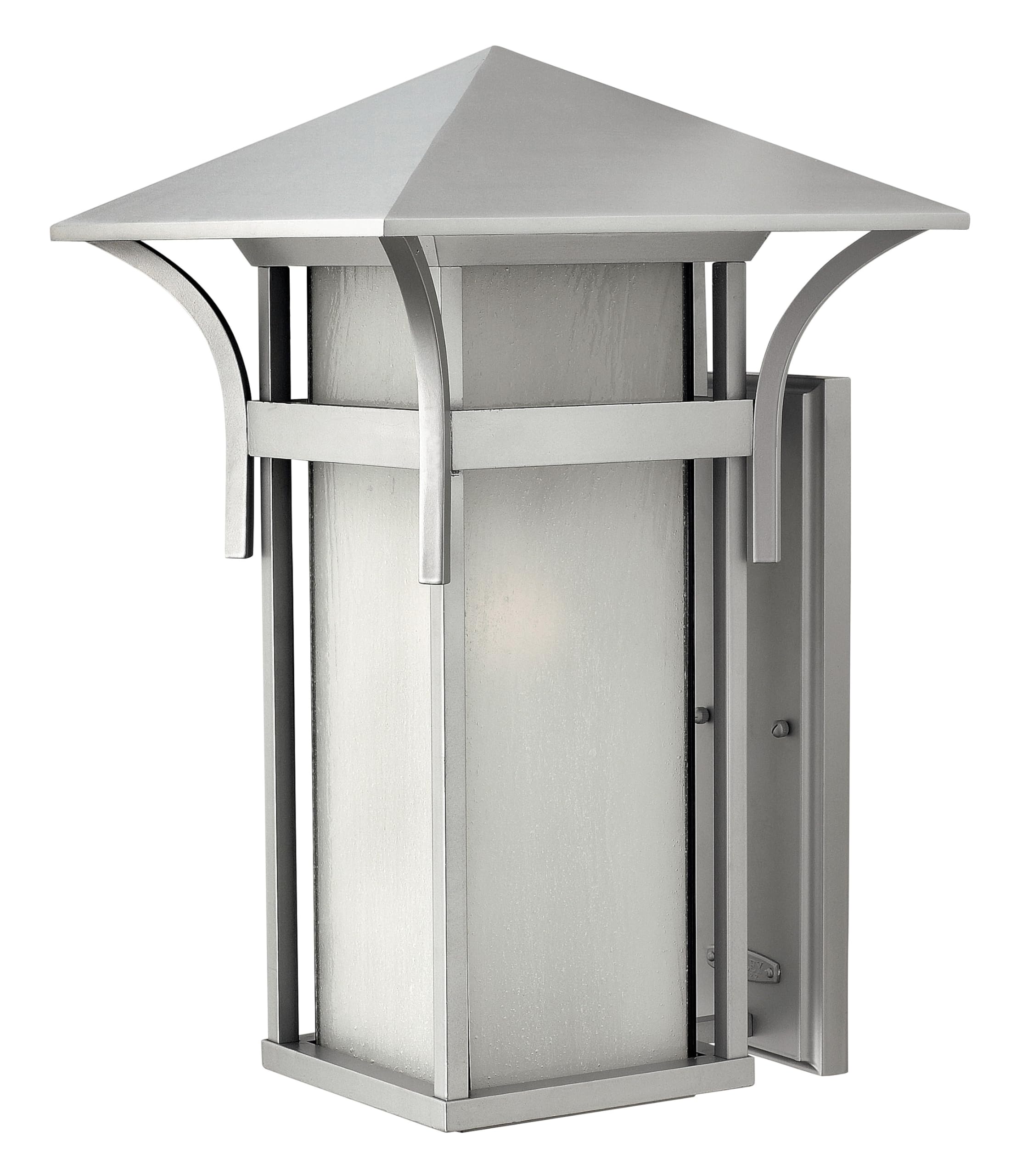 hinkley-2579tt-harbor-outdoor-wall-lantern-powder-coat-nickel-bronze-silver-fini image 1
