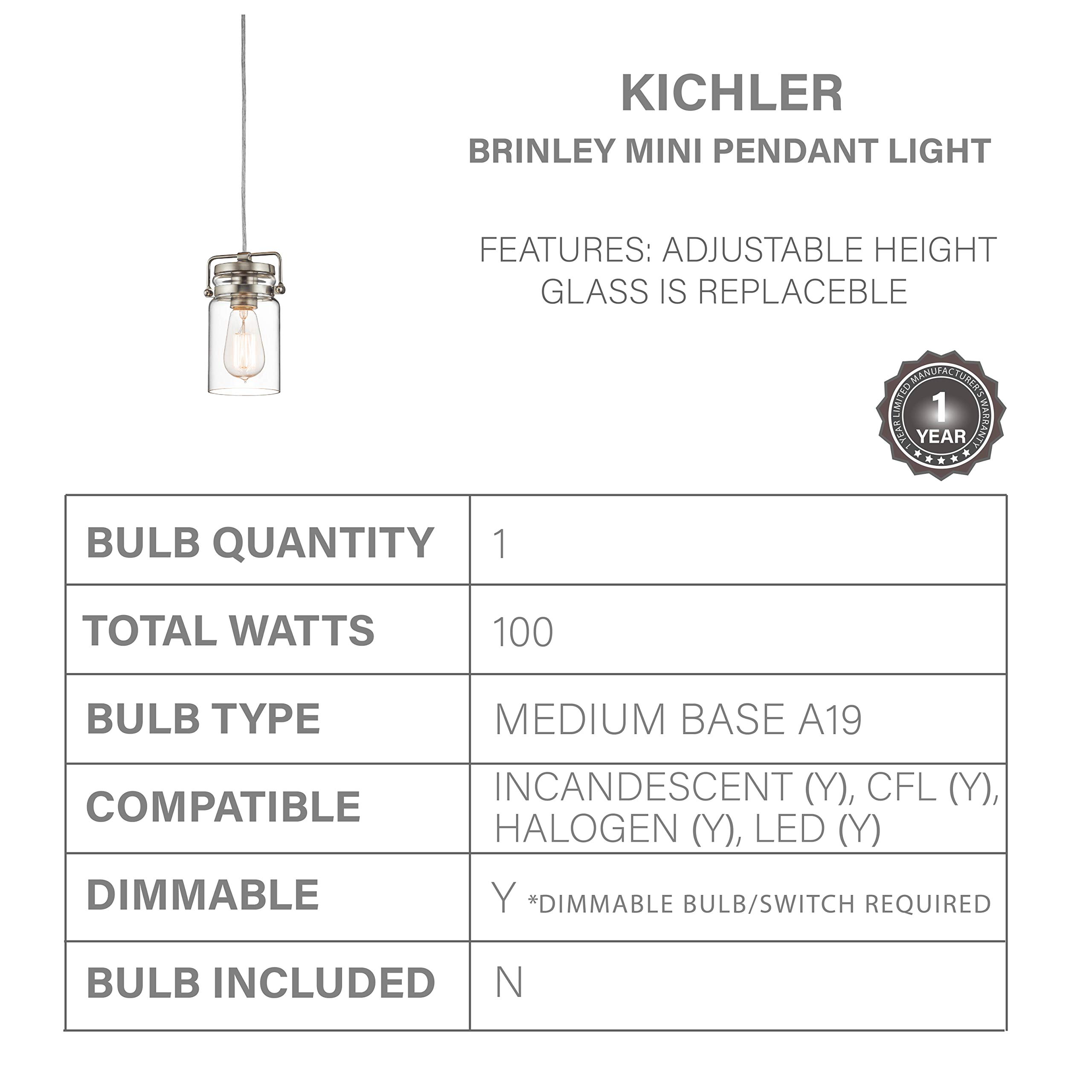 kichler-brinley-7-75-kitchen-pendant-light-in-brushed-nickel-42878ni image 5