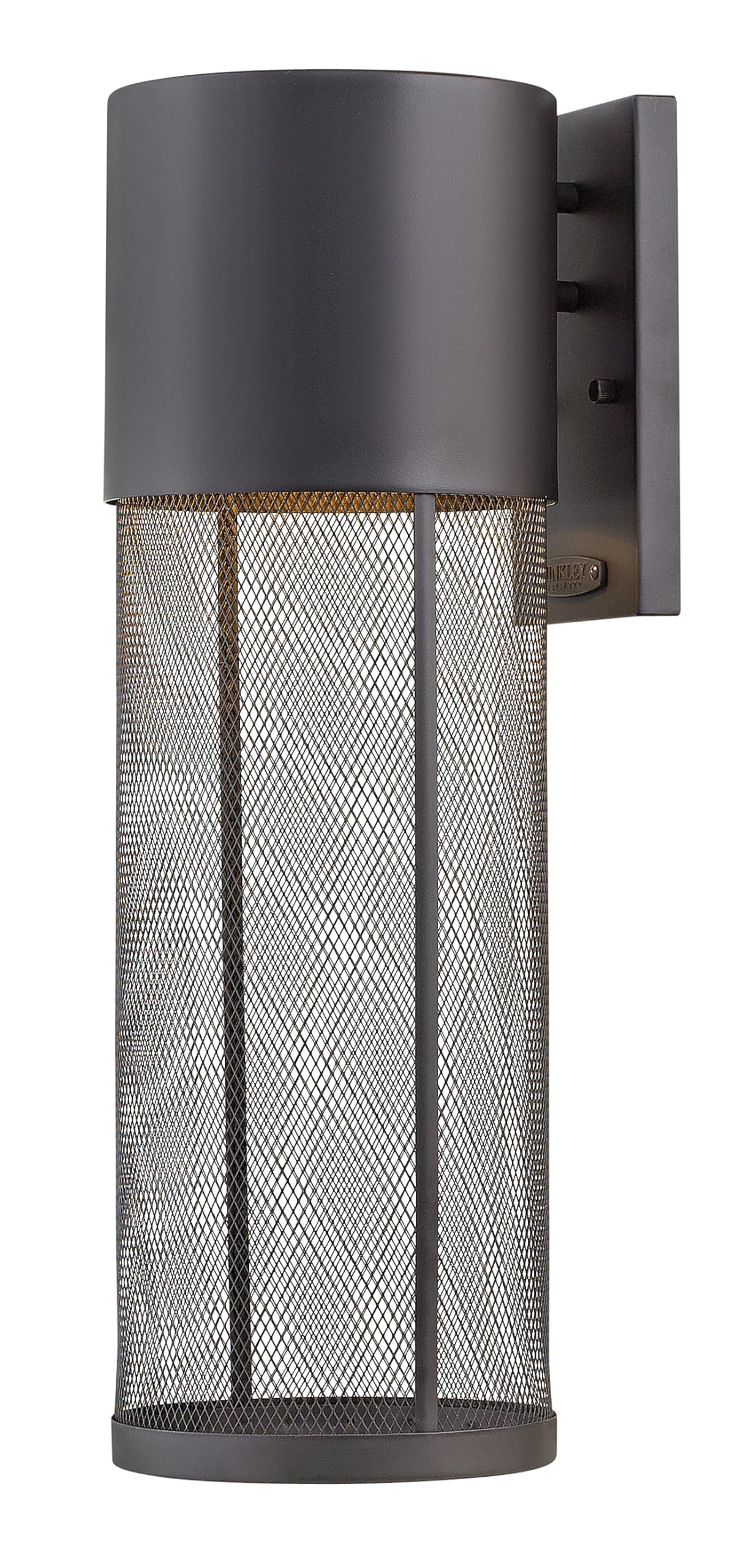 hinkley-aria-contemporary-one-light-large-outdoor-wall-mount-black image 1