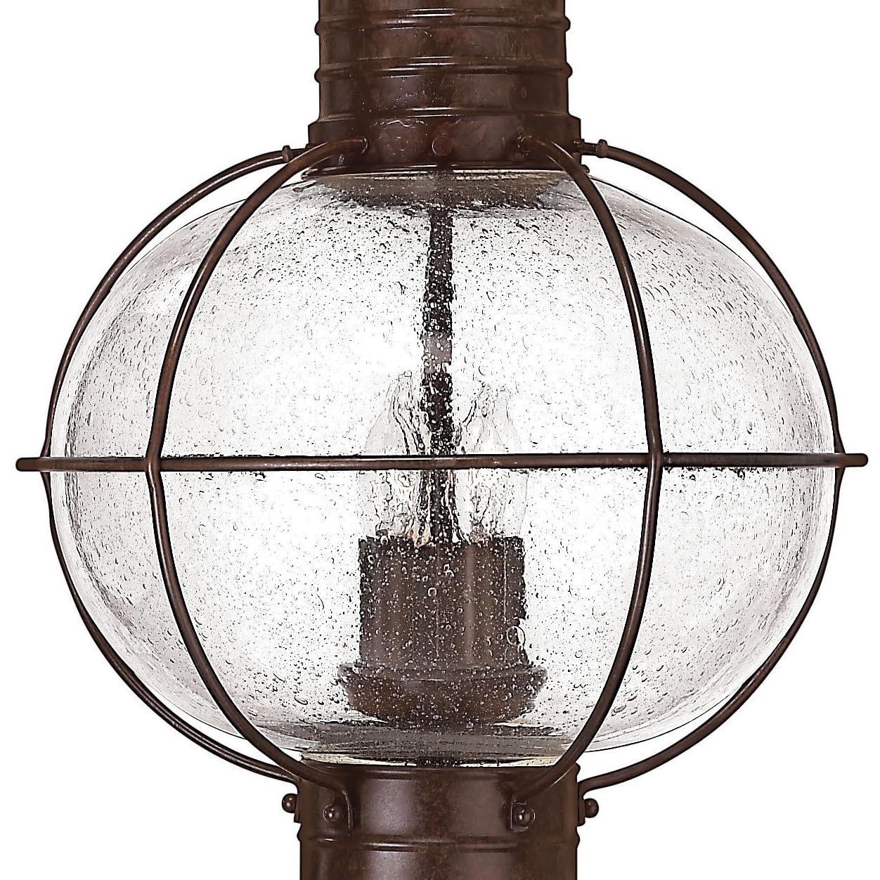 hinkley-2201sz-rustic-four-light-post-top-pier-mount-from-cape-cod-collection-in image 3