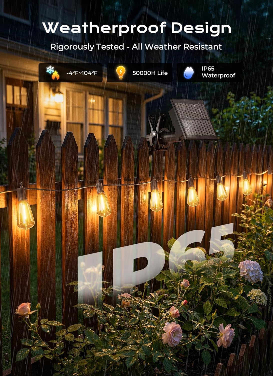 brightown-58ft-solar-powered-25-1-led-shatterproof-bulbs-string-lights-outdoor-p image 3
