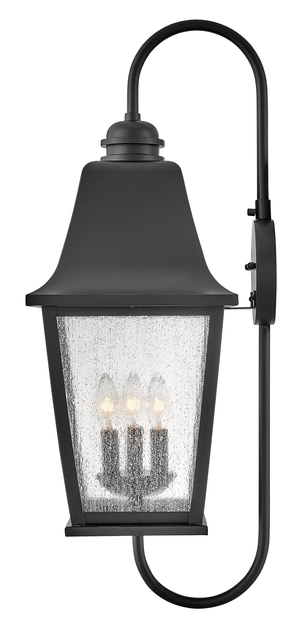 hinkley-kingston-large-wall-mount-lantern-oversized-sweeping-roof-clear-seedy-gl image 4