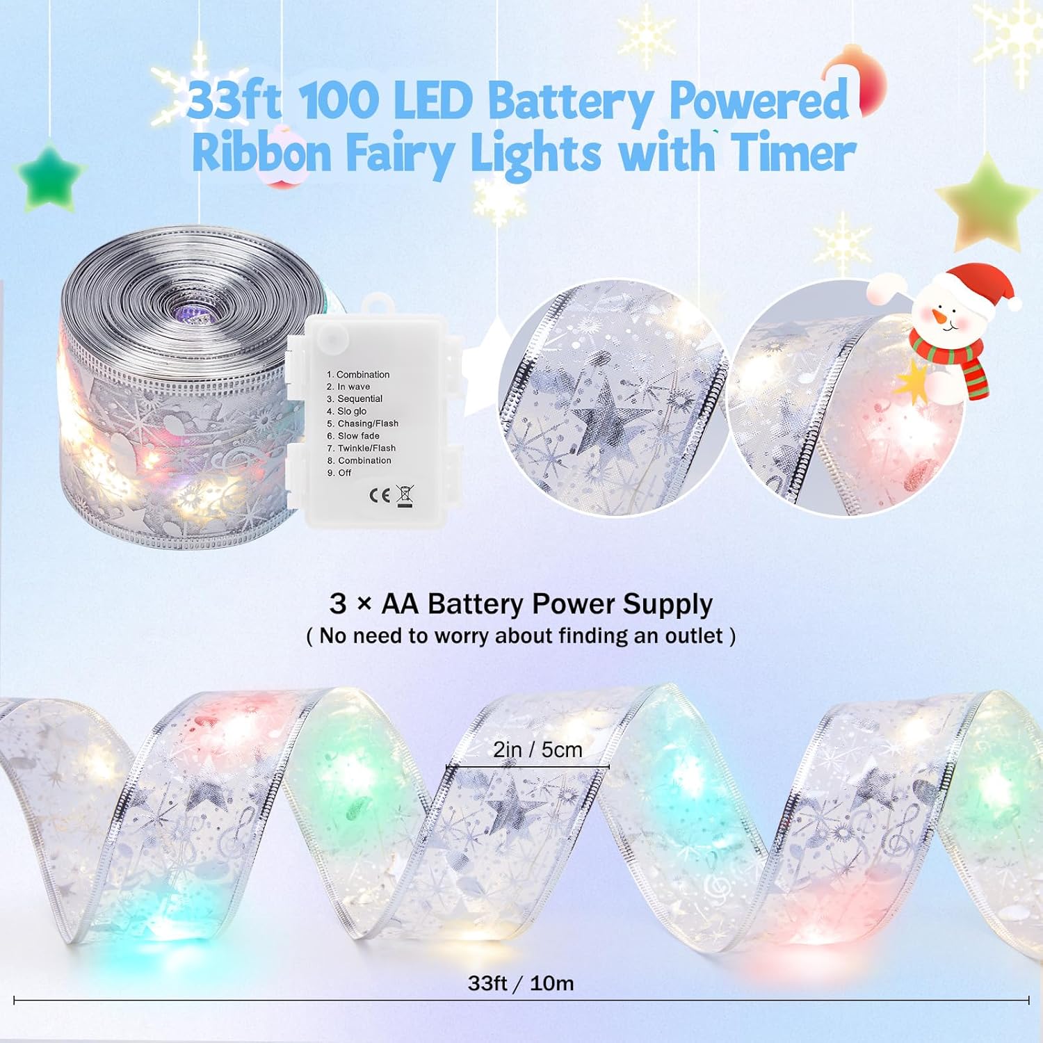 brightown-2-pack-33ft-100-led-battery-operated-christmas-tree-ribbon-lights-mult image 5