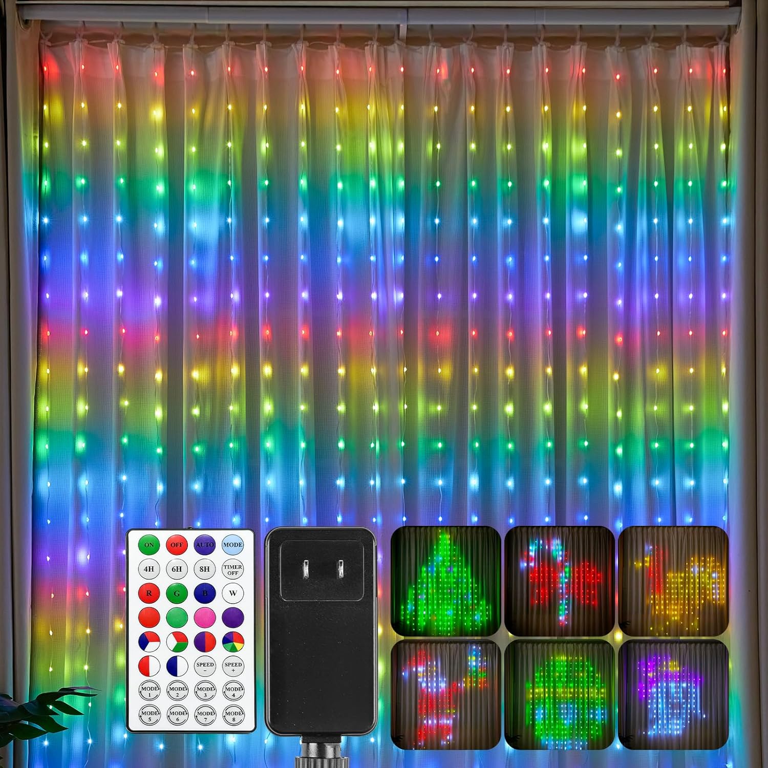 brightown-4-9x6-6ft-plug-in-rgbic-led-smart-color-changing-curtain-lights-with-r image 6