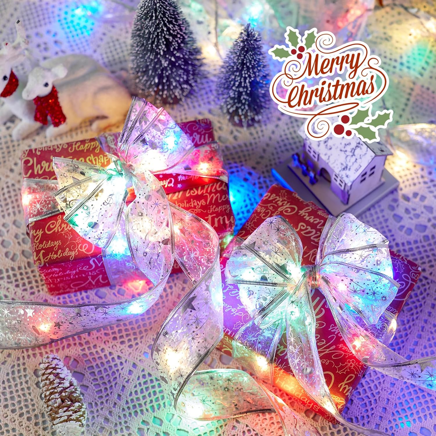 brightown-2-pack-33ft-100-led-battery-operated-christmas-tree-ribbon-lights-mult image 2