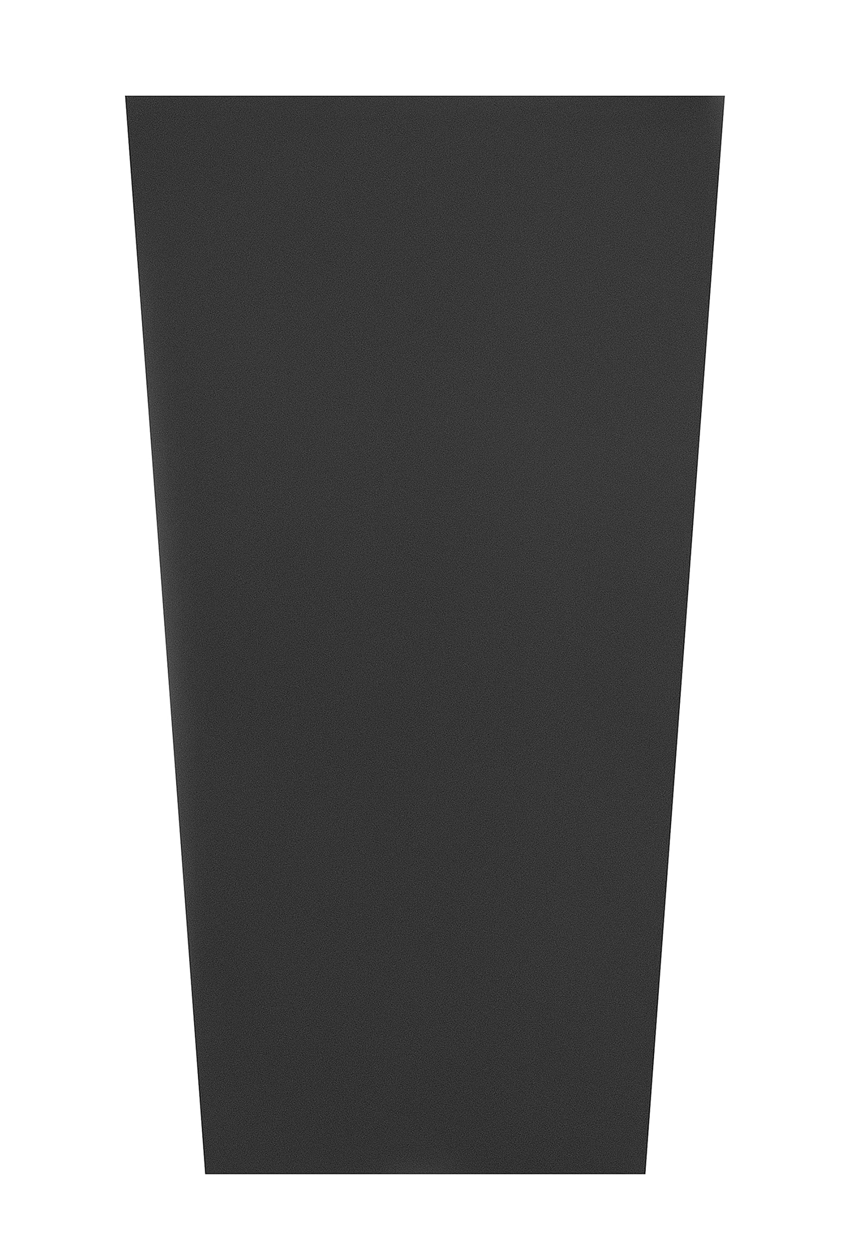 hinkley-cruz-small-wall-mount-outdoor-lantern-composite-with-led-bulbs-black-fin image 3