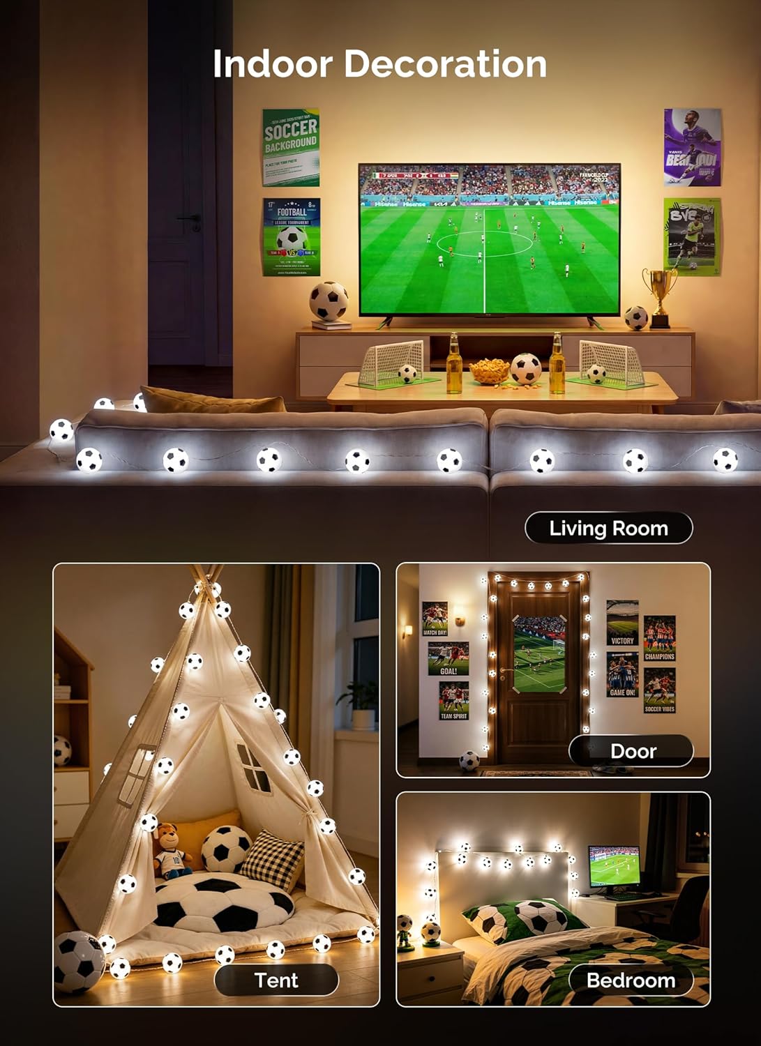 brightown-11ft-battery-operated-20-led-soccer-ball-string-lights-8-modes-for-soc image 3