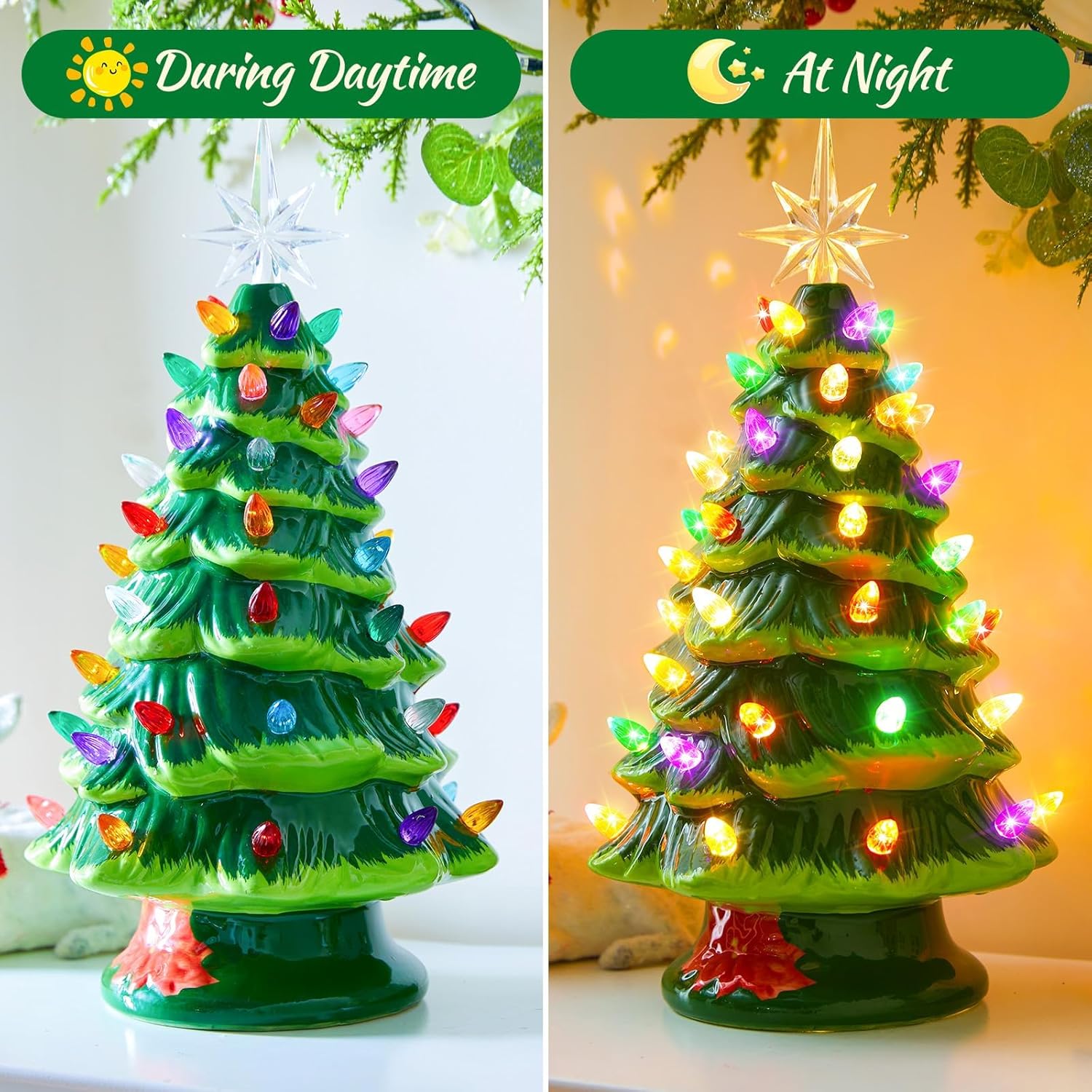 brightown-13-inch-battery-operated-pre-lit-tabletop-ceramic-christmas-tree-with- image 4
