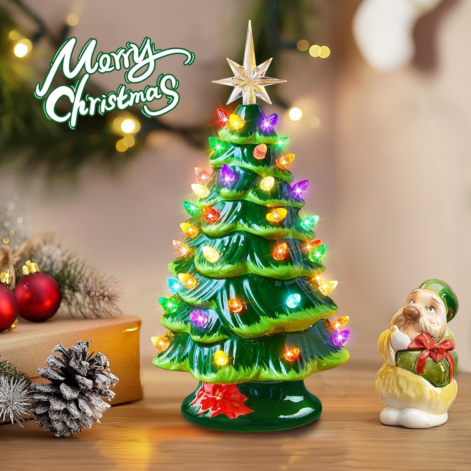 brightown-13-inch-battery-operated-pre-lit-tabletop-ceramic-christmas-tree-with- image 6