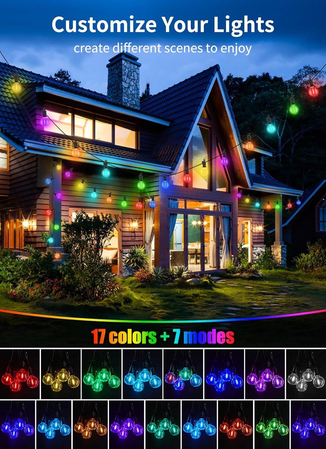 brightown-g40-58ft-plug-in-27-led-bulbs-string-lights-with-remote-multicolor-rgb image 4