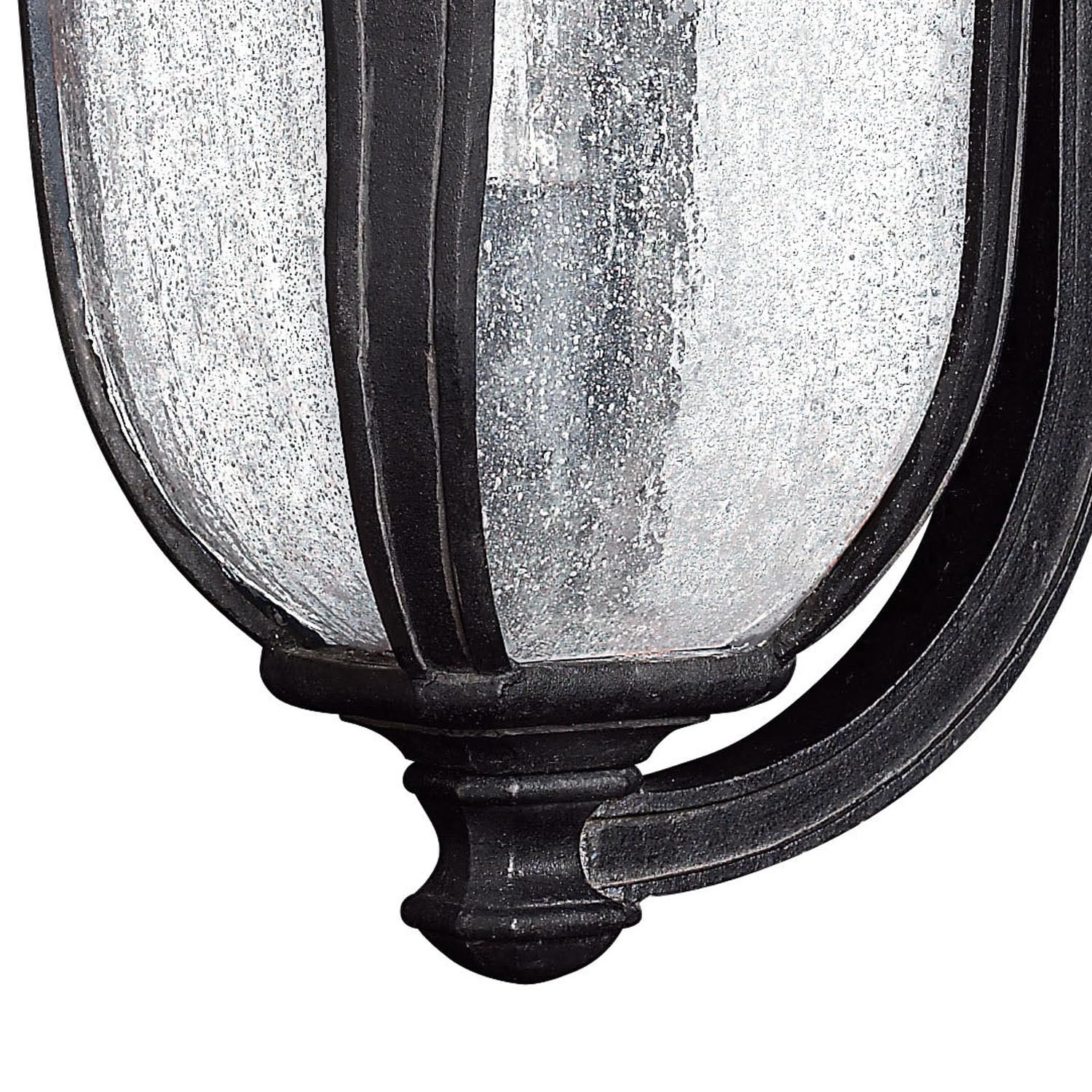 hinkley-trafalgar-traditional-one-light-small-outdoor-wall-mount-in-museum-black image 4