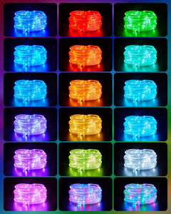 brightown-99ft-plug-in-300-led-outdoor-string-rope-lights-with-remote-18-colors- image 2