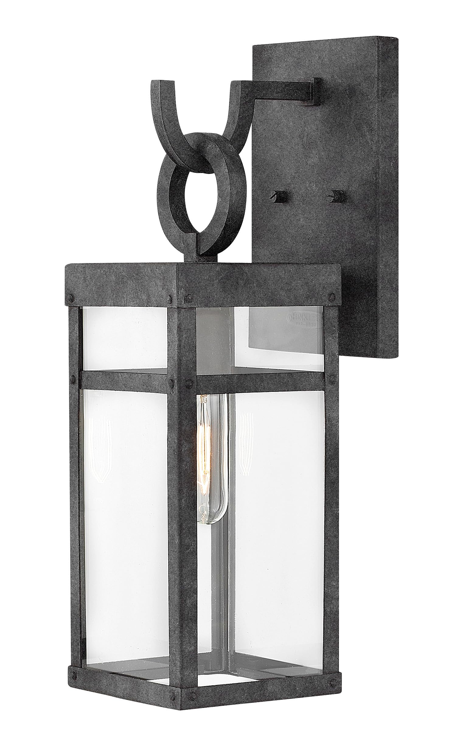 hinkley-porter-2800dz-outdoor-wall-mount-lantern-aged-zinc-with-blackened-patina image 1