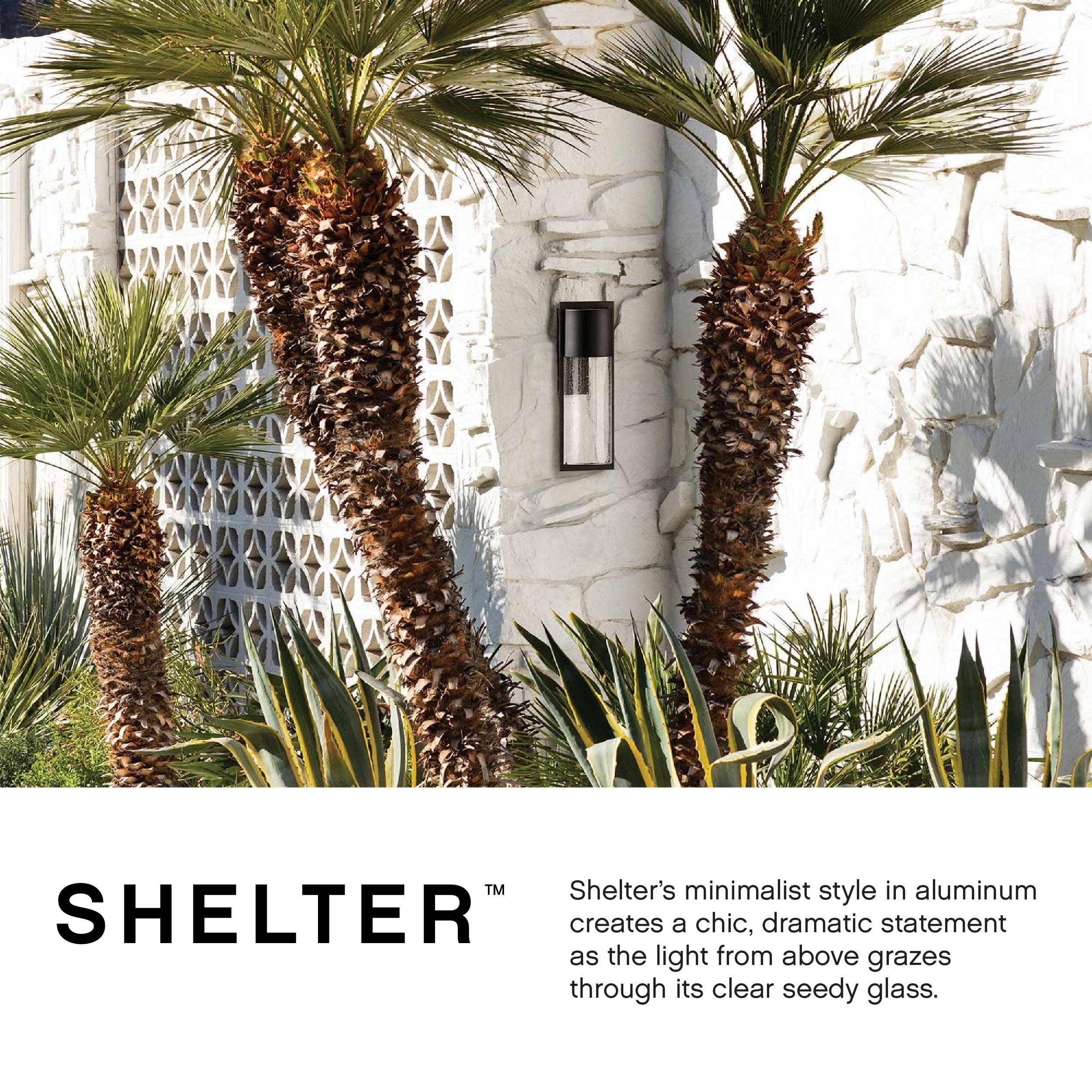 hinkley-shelter-small-wall-mount-outdoor-lantern-with-integrated-led-aluminum-cl image 4