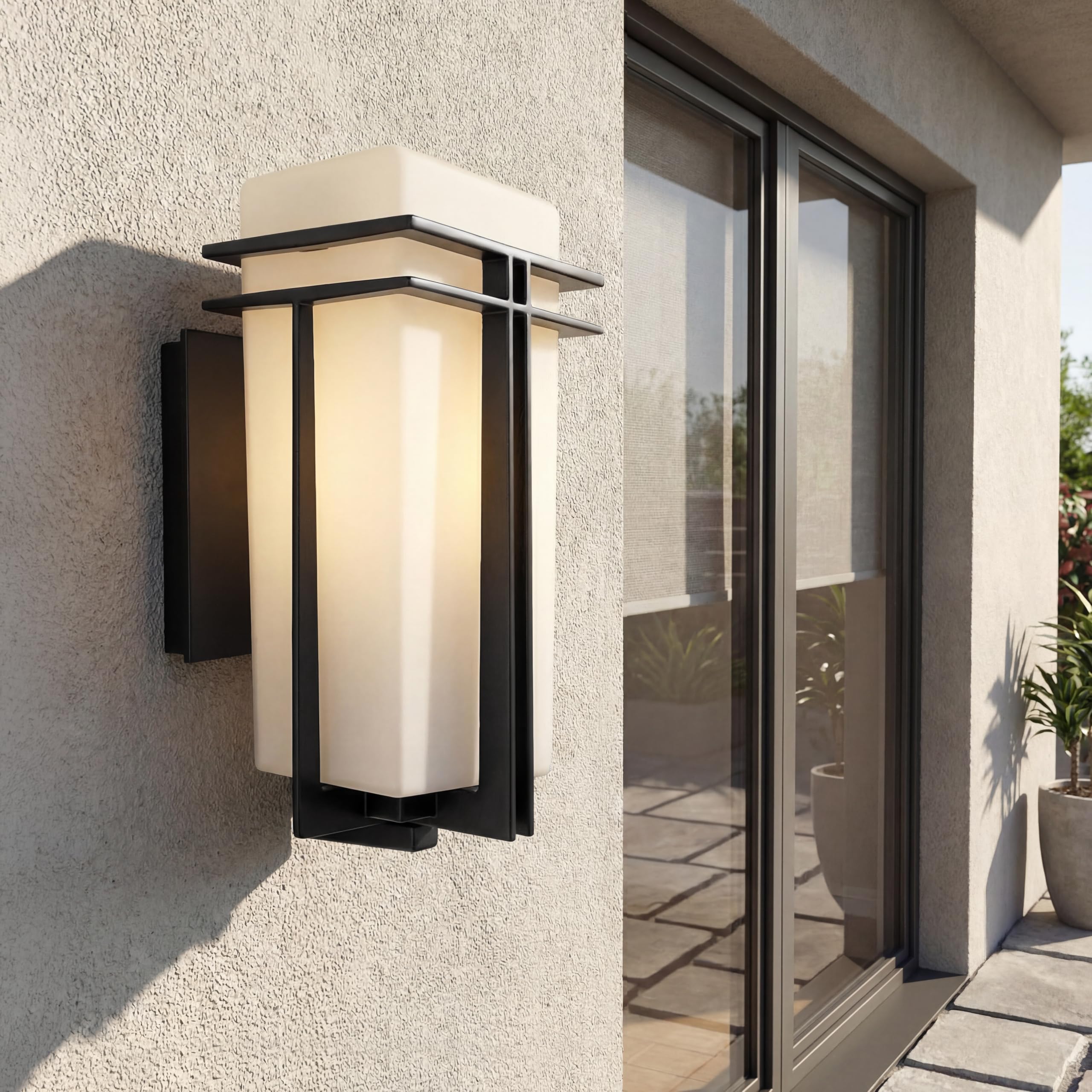 kichler-tremillo-outdoor-wall-sconce-in-black-49200bk image 2