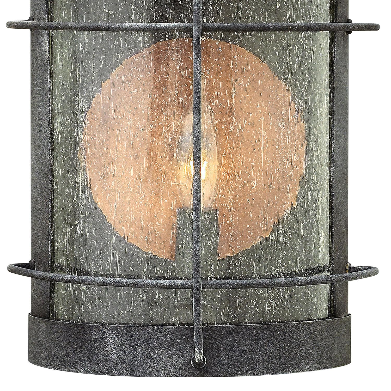hinkley-newport-small-outdoor-wall-light-aged-zinc-finish-traditional-one-light- image 5
