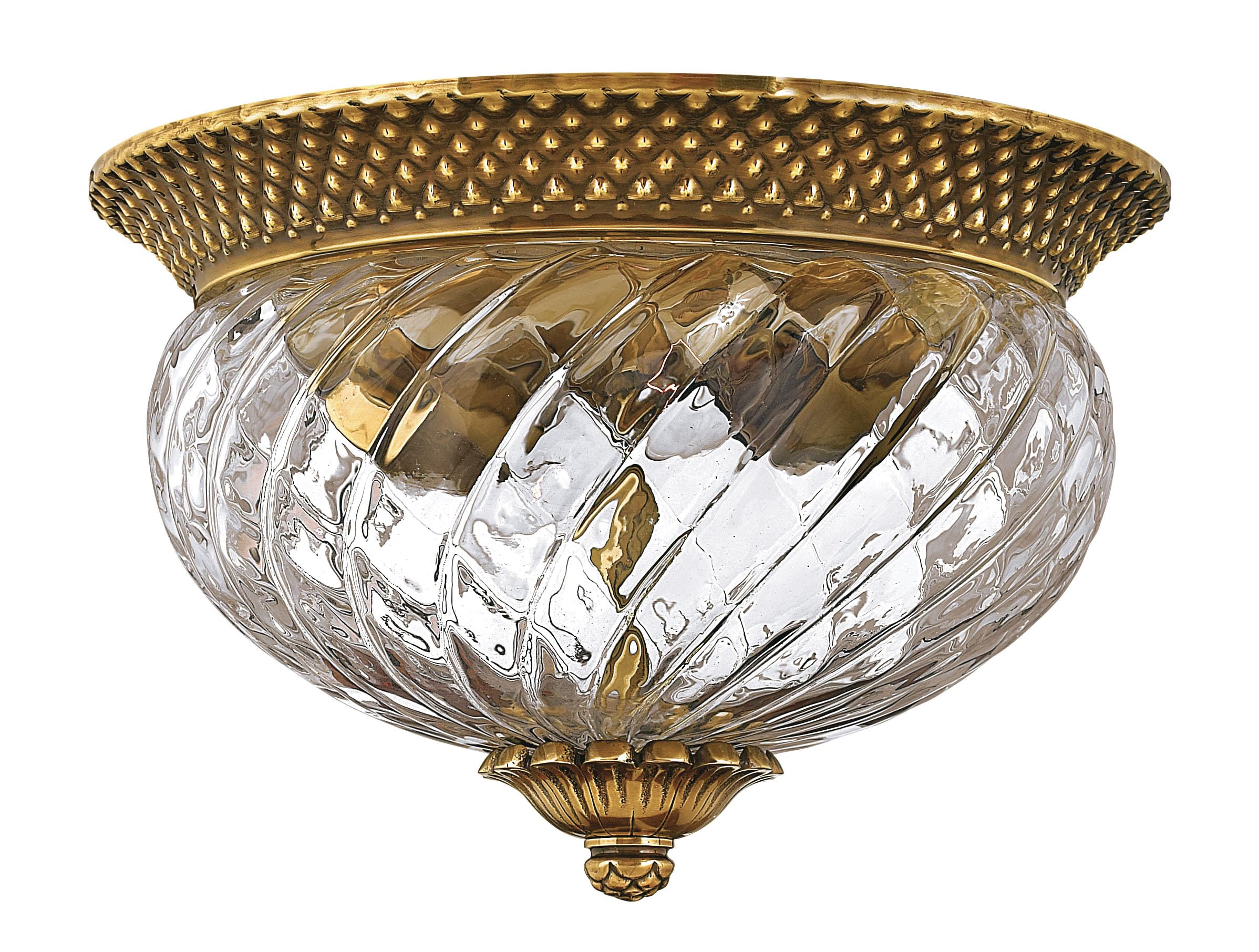 hinkley-plantation-two-light-flush-mount-burnished-brass image 1