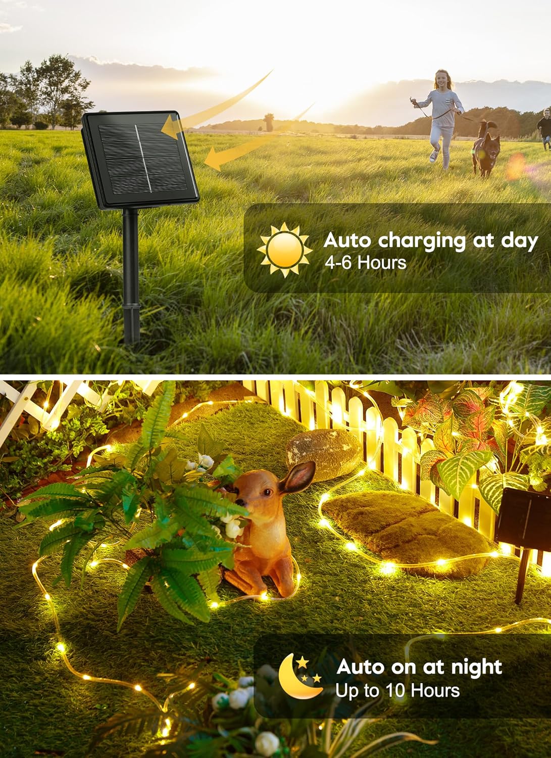 brightown-2-pack-72ft-200-led-outdoor-solar-powered-rope-string-lights-with-8-mo image 2