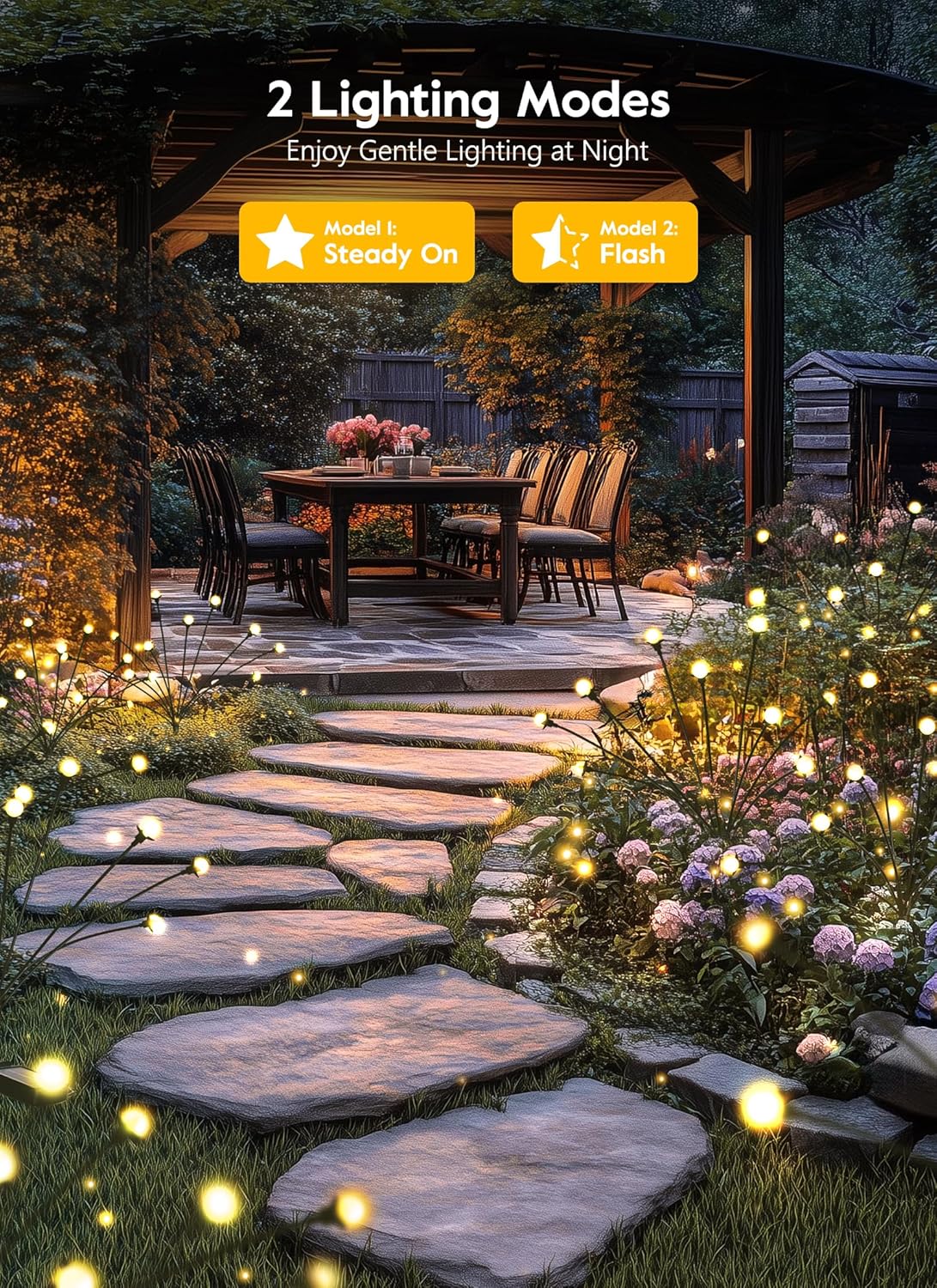 brightown-4-pack-48-led-firefly-solar-powered-stake-lights-for-garden-yard-pathw image 5