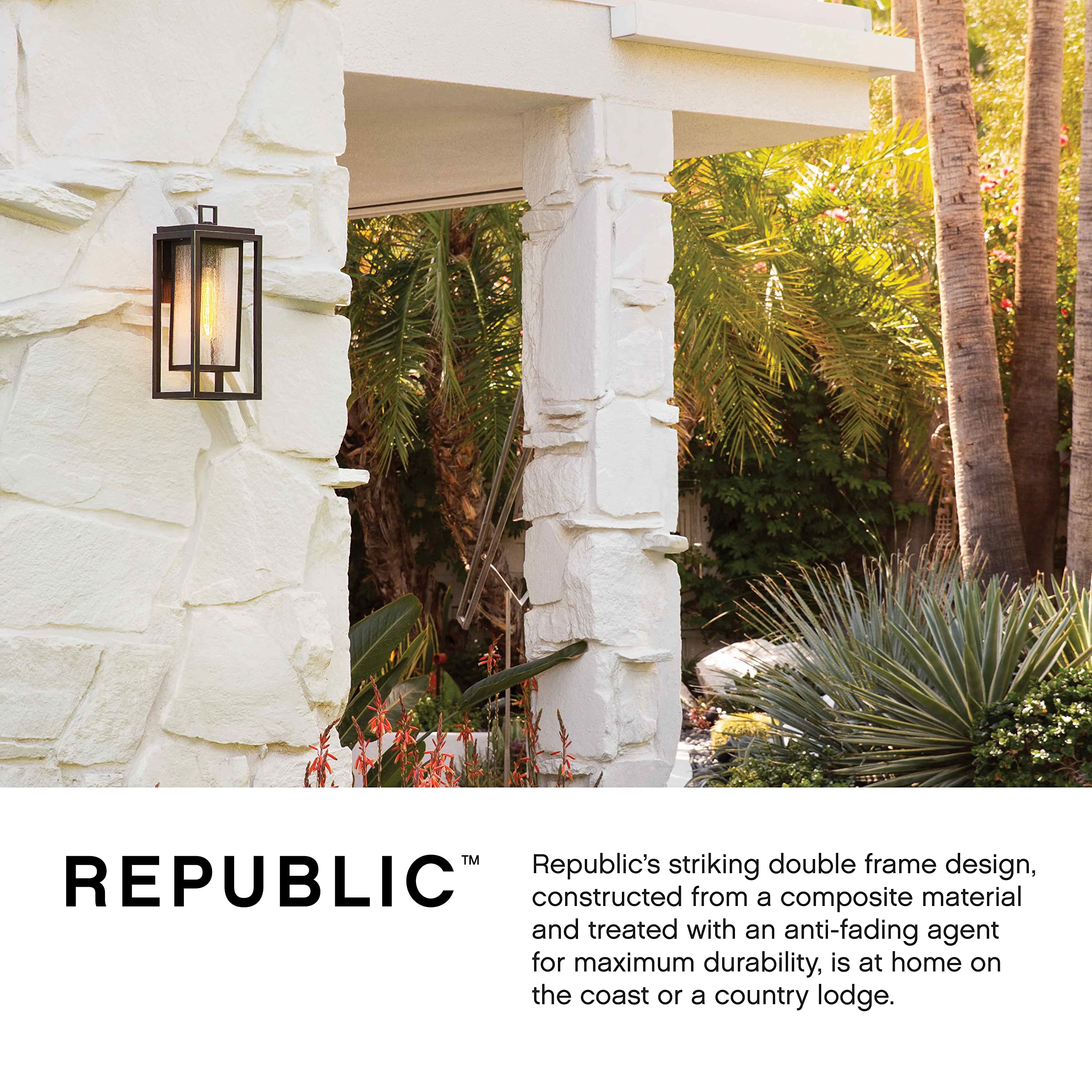 hinkley-republic-medium-hanging-outdoor-lantern-black-finish-composite-with-clea image 5